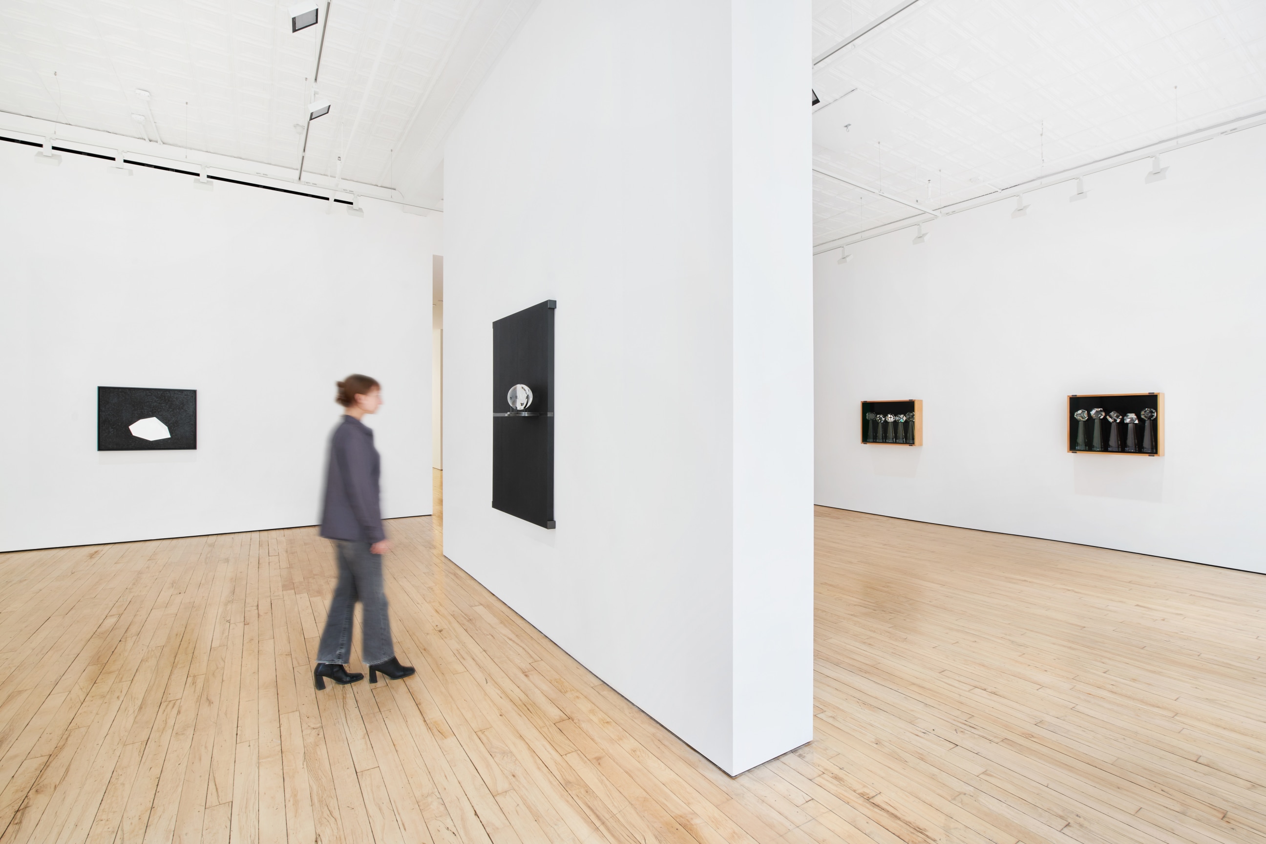 Installation view, Josiah McElheny, Geometries for an Imagined Future, James Cohan, 52 Walker, New York, NY, November 2 - December 22, 2023.