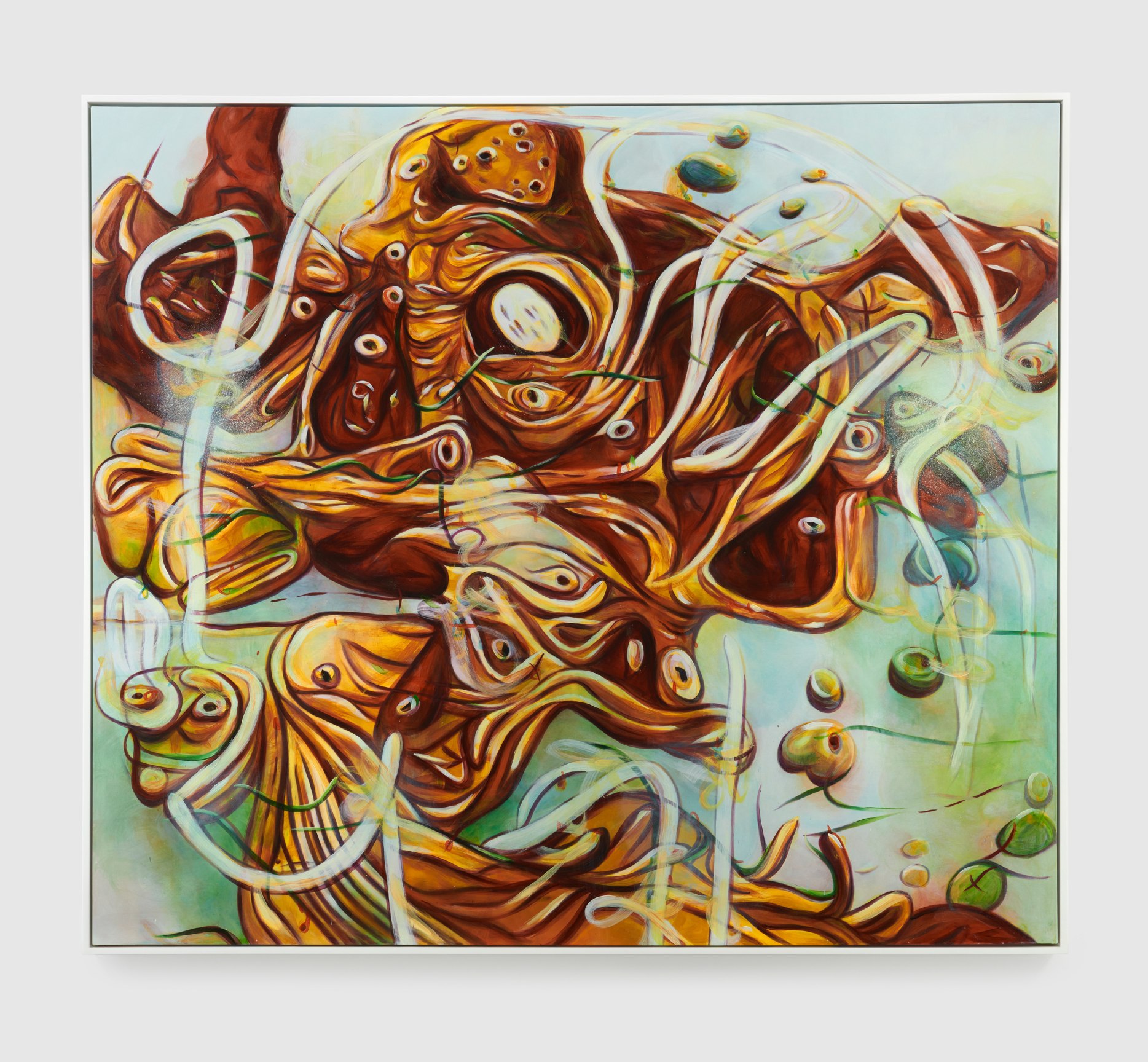 MATTHEW RITCHIE Servant of the Fluid, 2022 Oil and ink on canvas