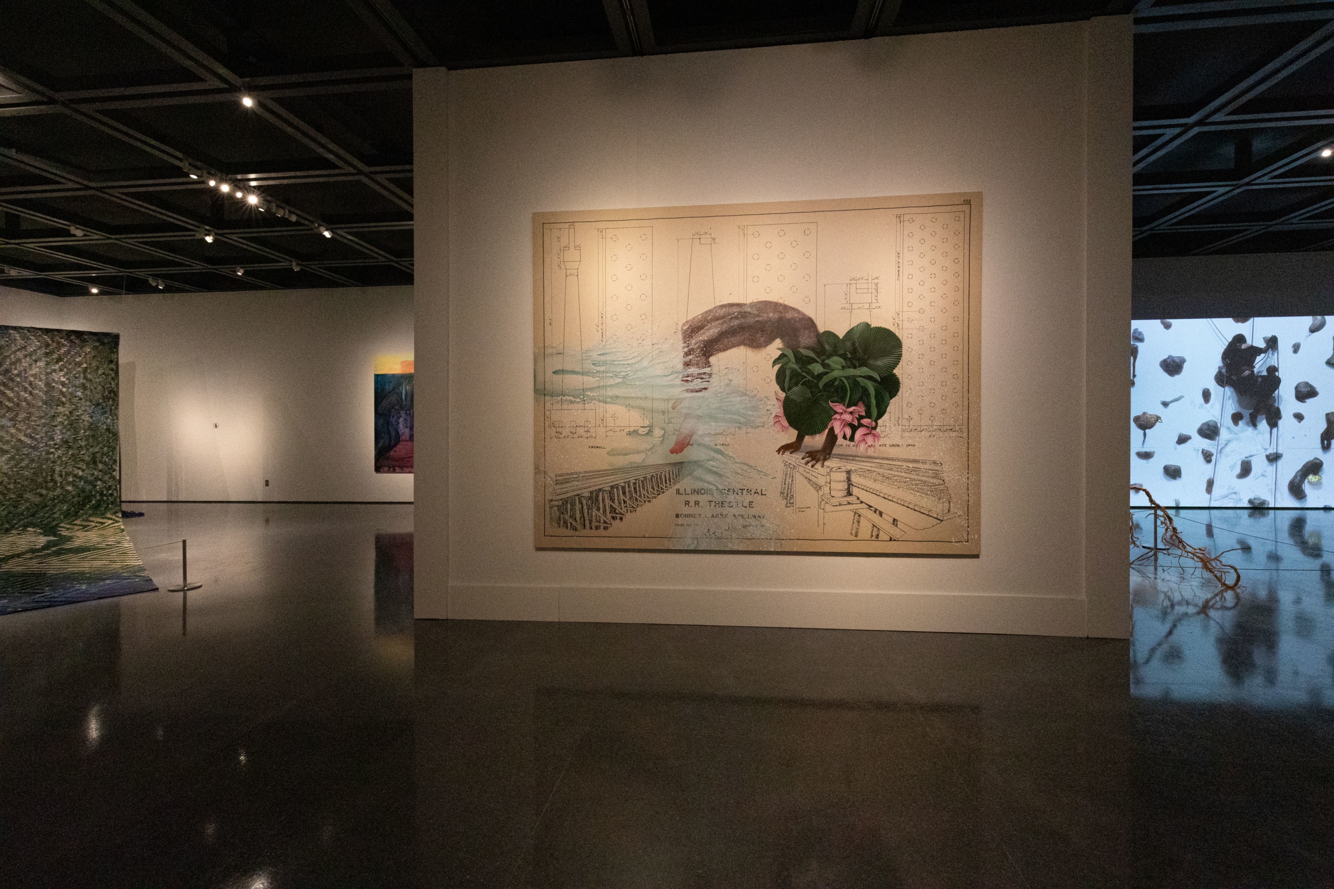 FIRELEI B&Aacute;EZ, Installation view: Mending the Sky,&nbsp;New Orleans Museum of Art,&nbsp;October 10th, 2020 - January 31st, 2021