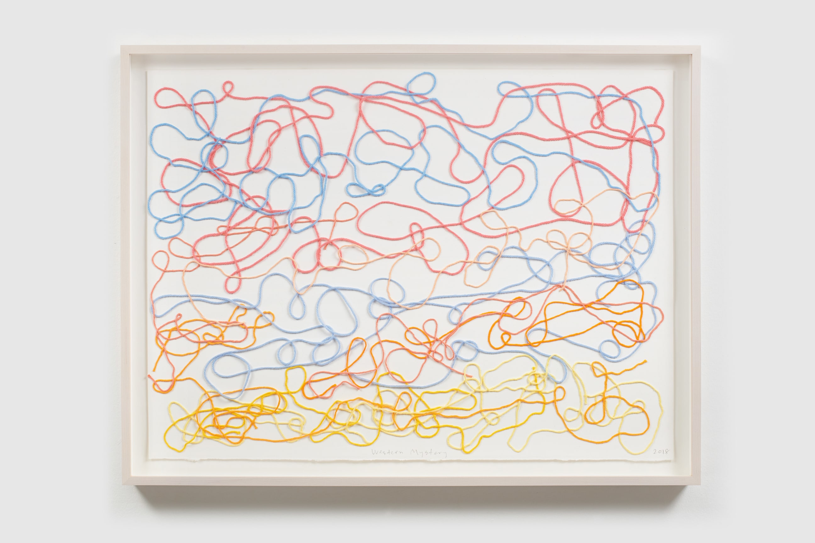 Image of SPENCER FINCH's Western Mystery (She sweeps with many-colored Brooms) #2, 2018