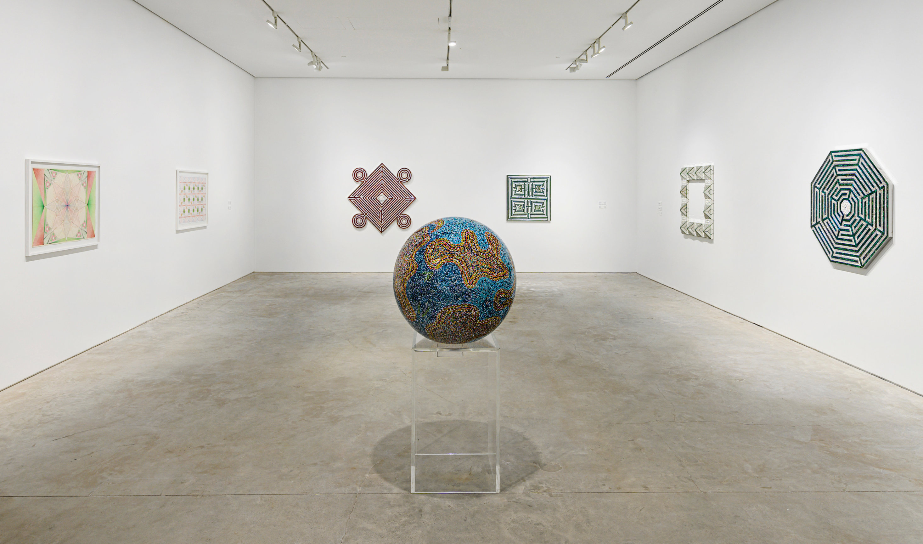 Installation view, Monir Shahroudy Farmanfarmaian,&nbsp;Sunset, Sunrise,&nbsp;Sharjah Art Foundation, United Arab Emirates,&nbsp;October 12 - December 28, 2019