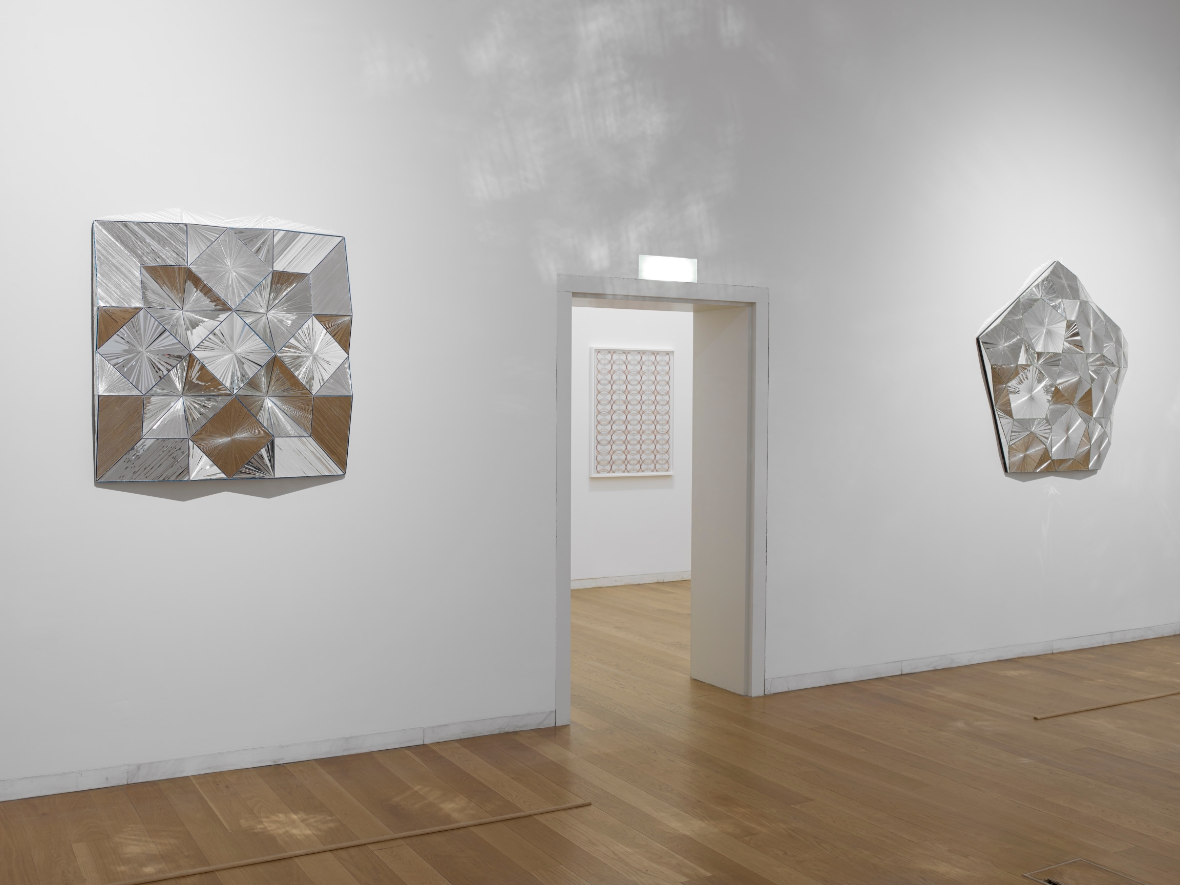 Installation view,&nbsp;Monir Shahroudy Farmanfarmaian: Infinite Possibility. Mirror Works and Drawings 1974&ndash;2014,&nbsp;Serralves Museum of Contemporary Art, Porto, Portugal,&nbsp;October 9, 2014 - January 11, 2015