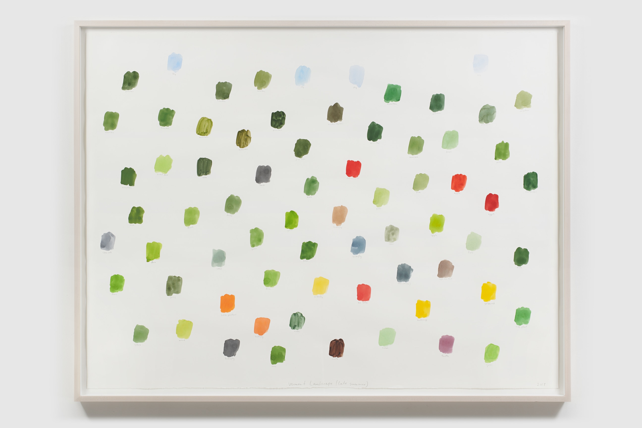 Image of SPENCER FINCH's Vermont Landscape (Late summer),&nbsp;2018