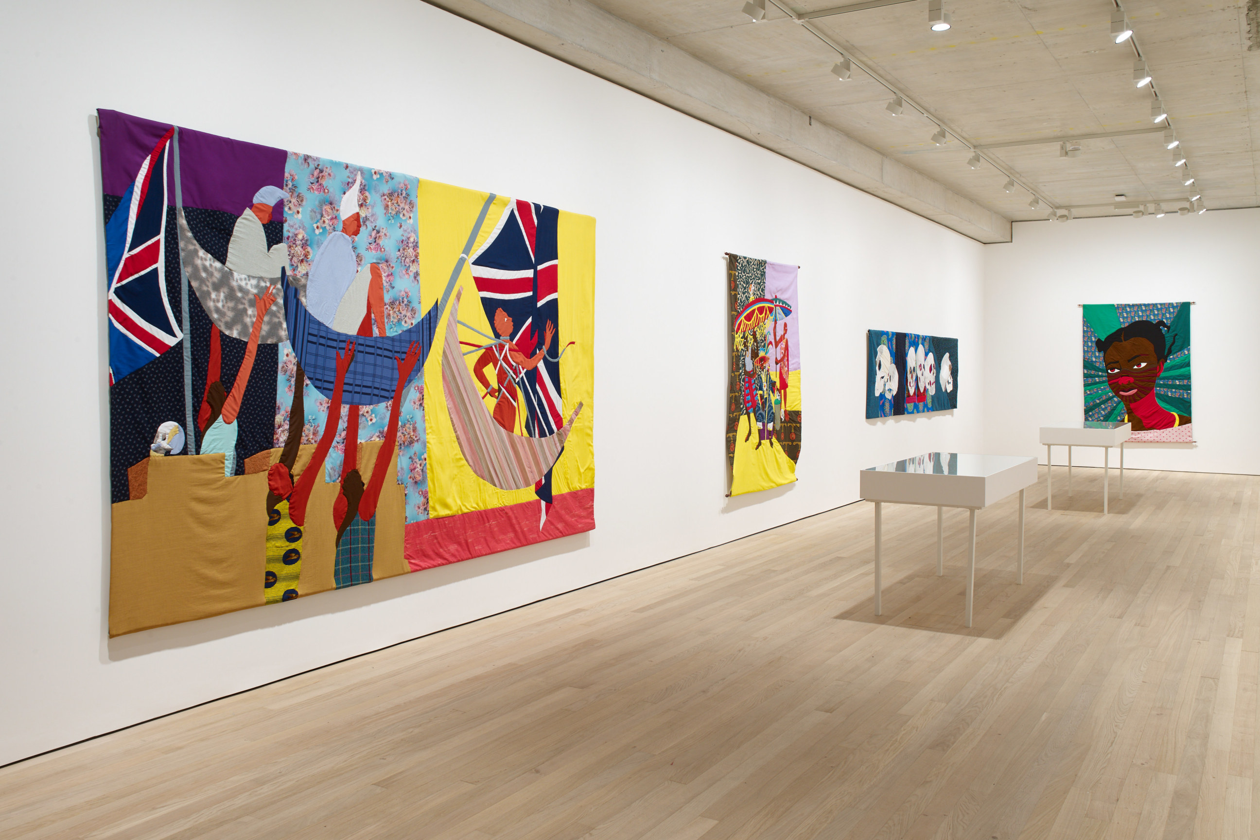 Installation View of Christopher Myers's I Dare Not Appear, 2021