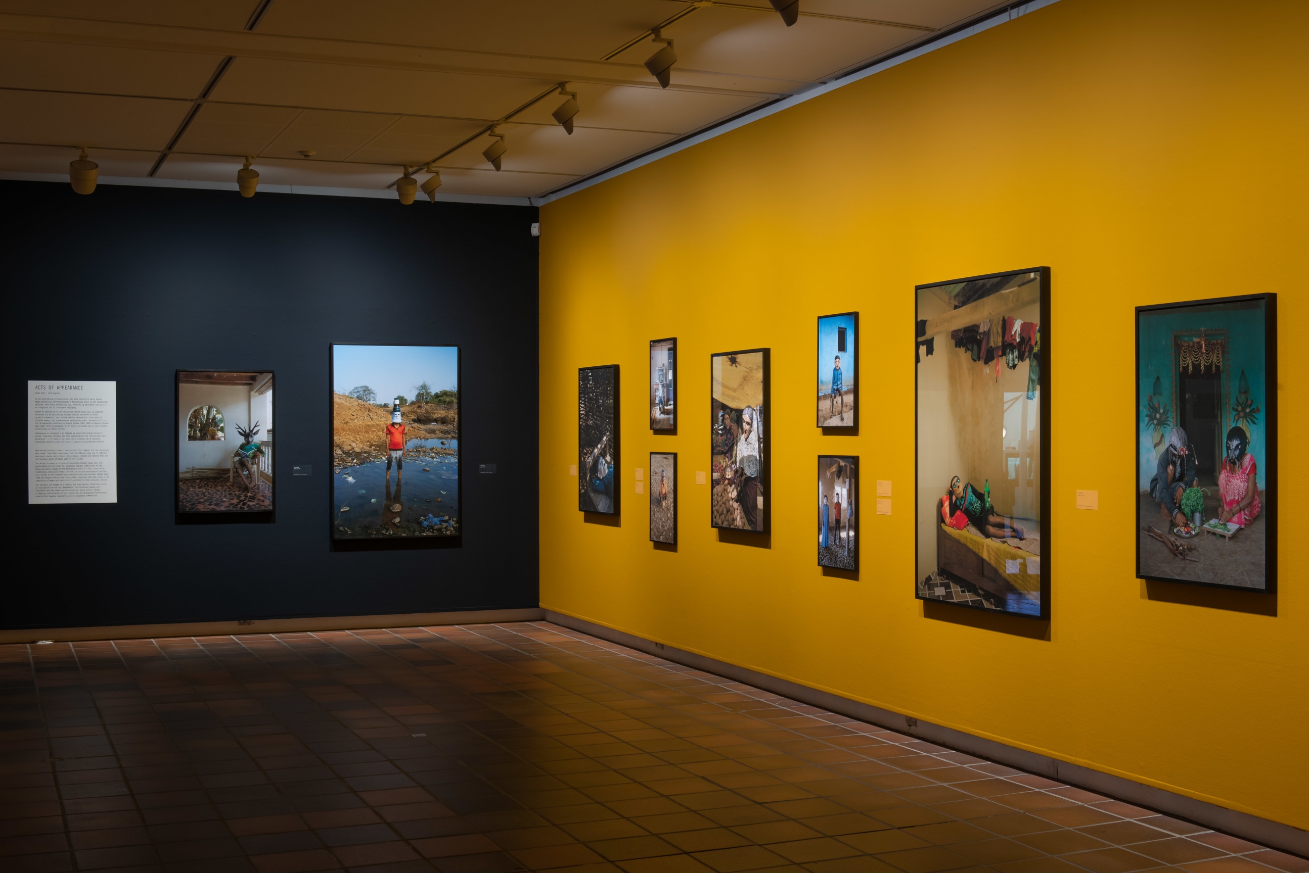 Installation view of Gauri Gill's Acts of Resistance and Repair