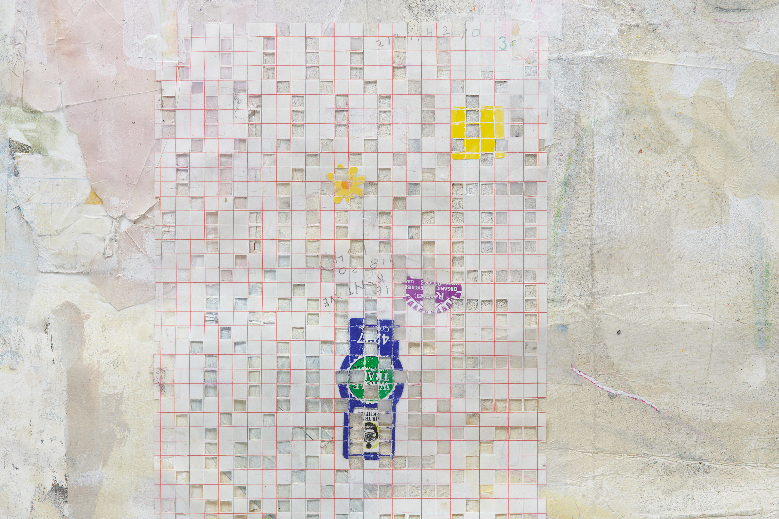 Detail of SIMON EVANS's The city of lists,&nbsp;2019