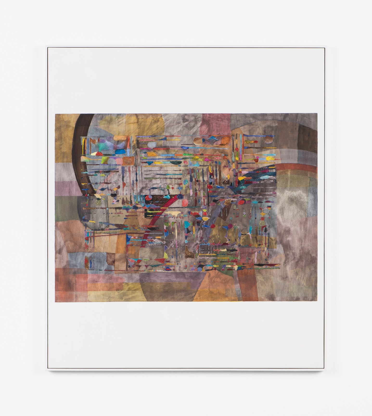 abstract, colorful shapes