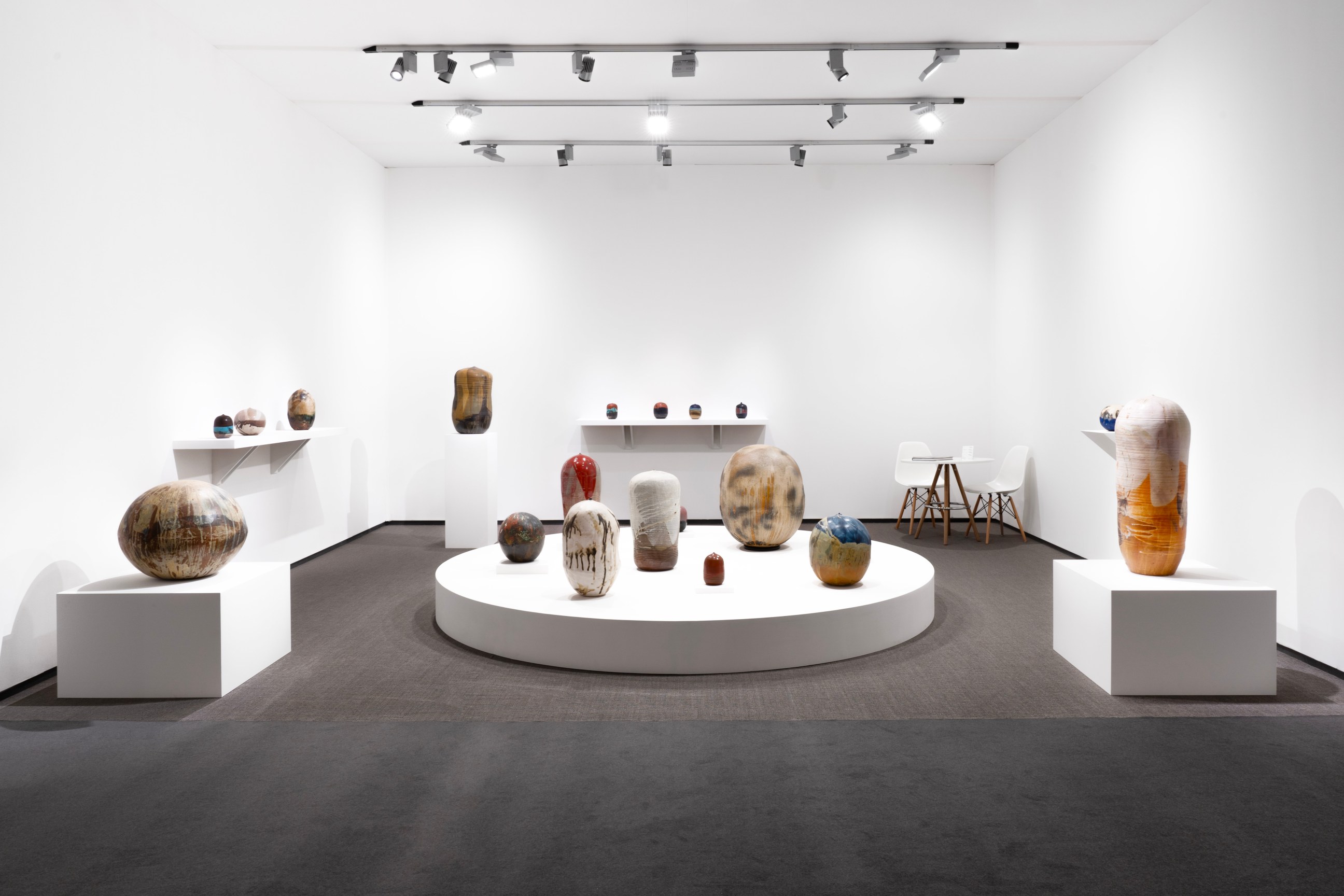 Installation view, Spotlight: Toshiko Takaezu at Frieze London Masters, 2023, London, United Kingdom.