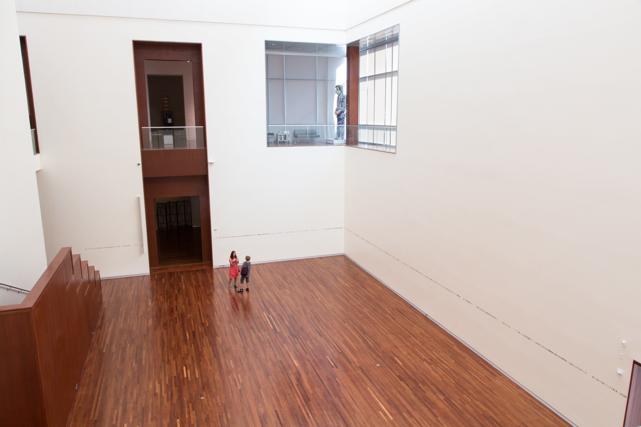 Installation View: Spencer Finch, Great Salt Lake and Vicinity, 1,132 ready-made Pantone chips