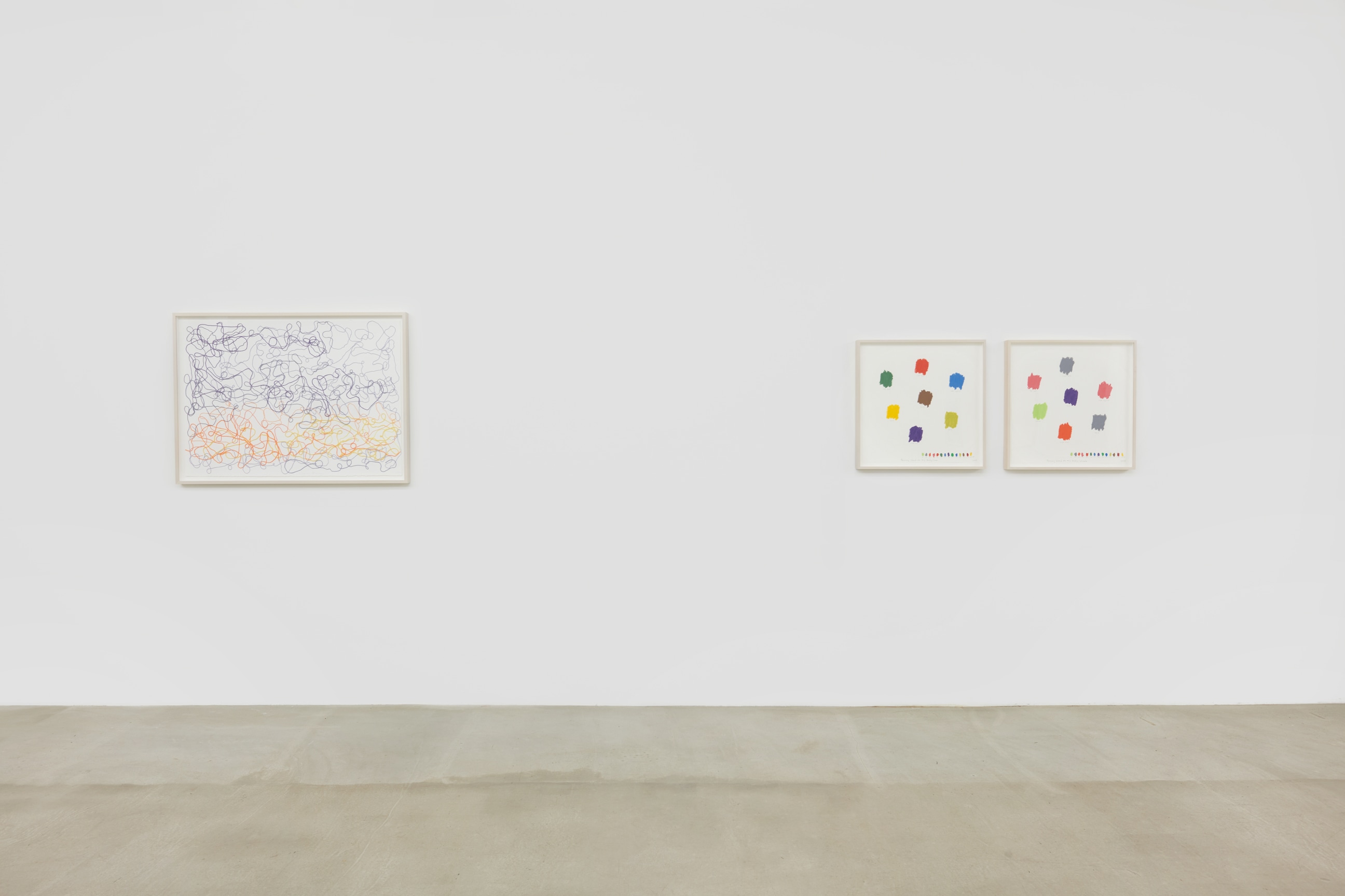 SPENCER FINCH, The Brain is deeper than the sea,&nbsp;James Cohan LES, 2018, installation view.