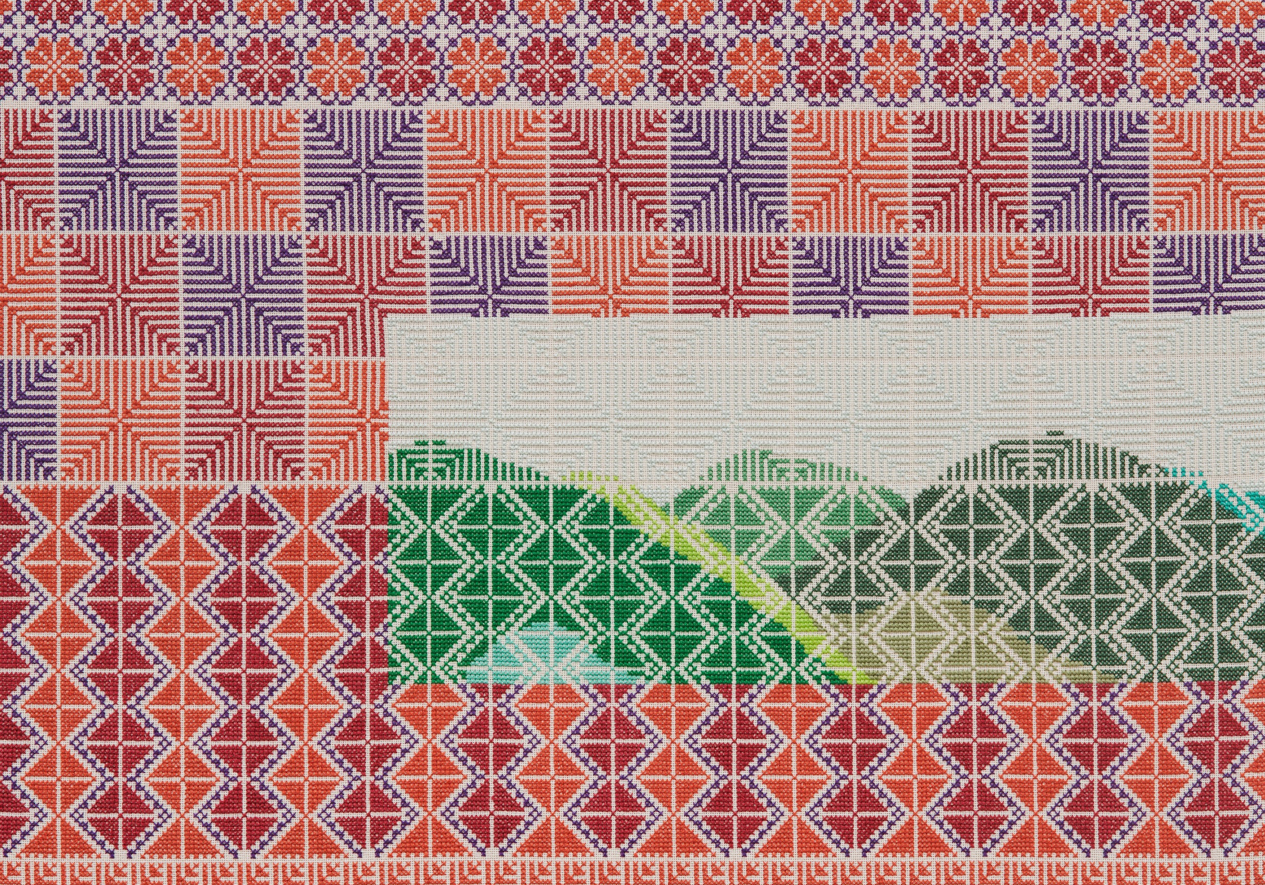 detail of jordan nassar's Which Love, 2018