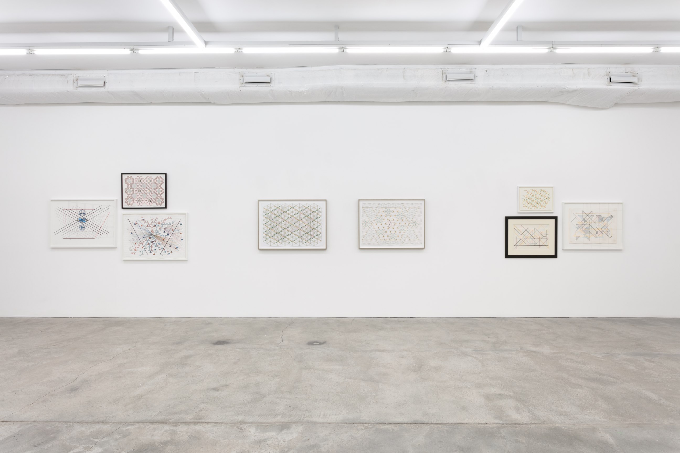 Installation view, Monir Shahroudy Farmanfarmaian,&nbsp;Exhibition 1, The Institute of Arab and Islamic Art / IAIA, New York, NY,&nbsp;May 4 - August 13, 2017, Photo credit: Charles Benton