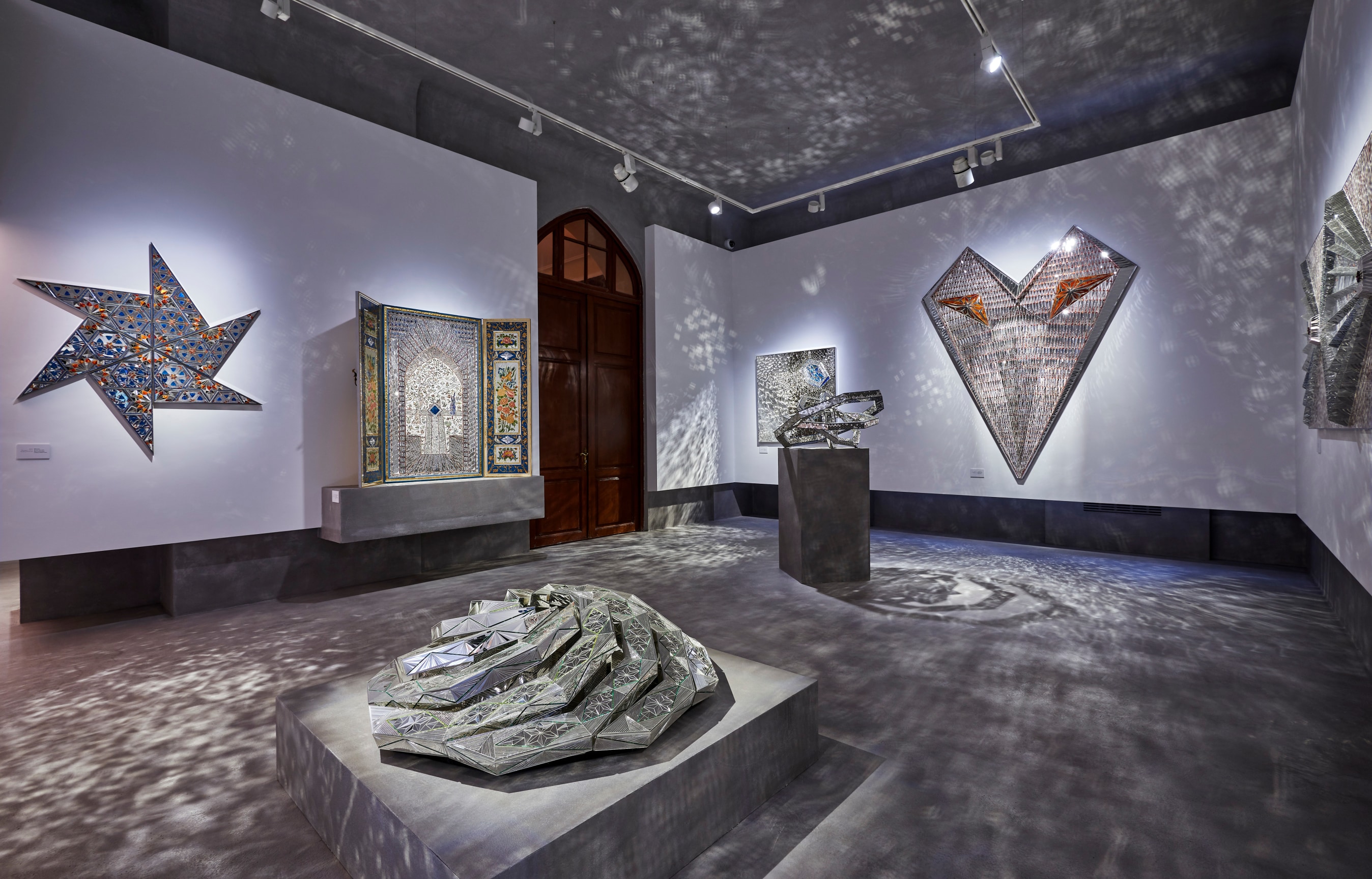 Installation view, Monir Shahroudy Farmanfarmaian, Monir Museum,&nbsp;University of Tehran, Iran, Photo: Hamid Eskandari
