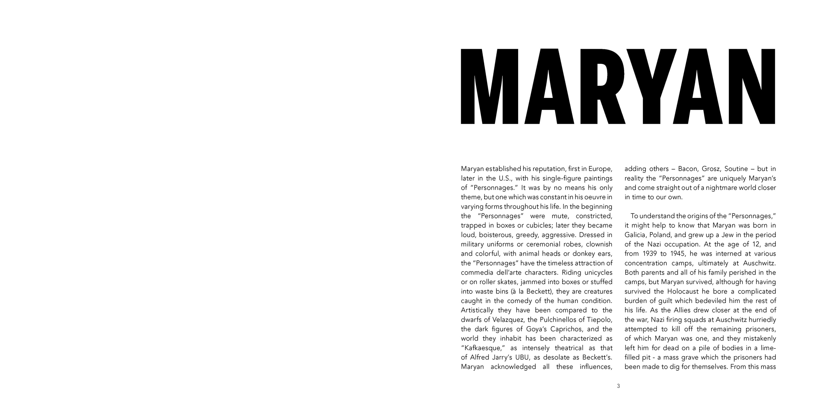 Interior view of Maryan, published by Venus Over Manhattan, New York, 2018
