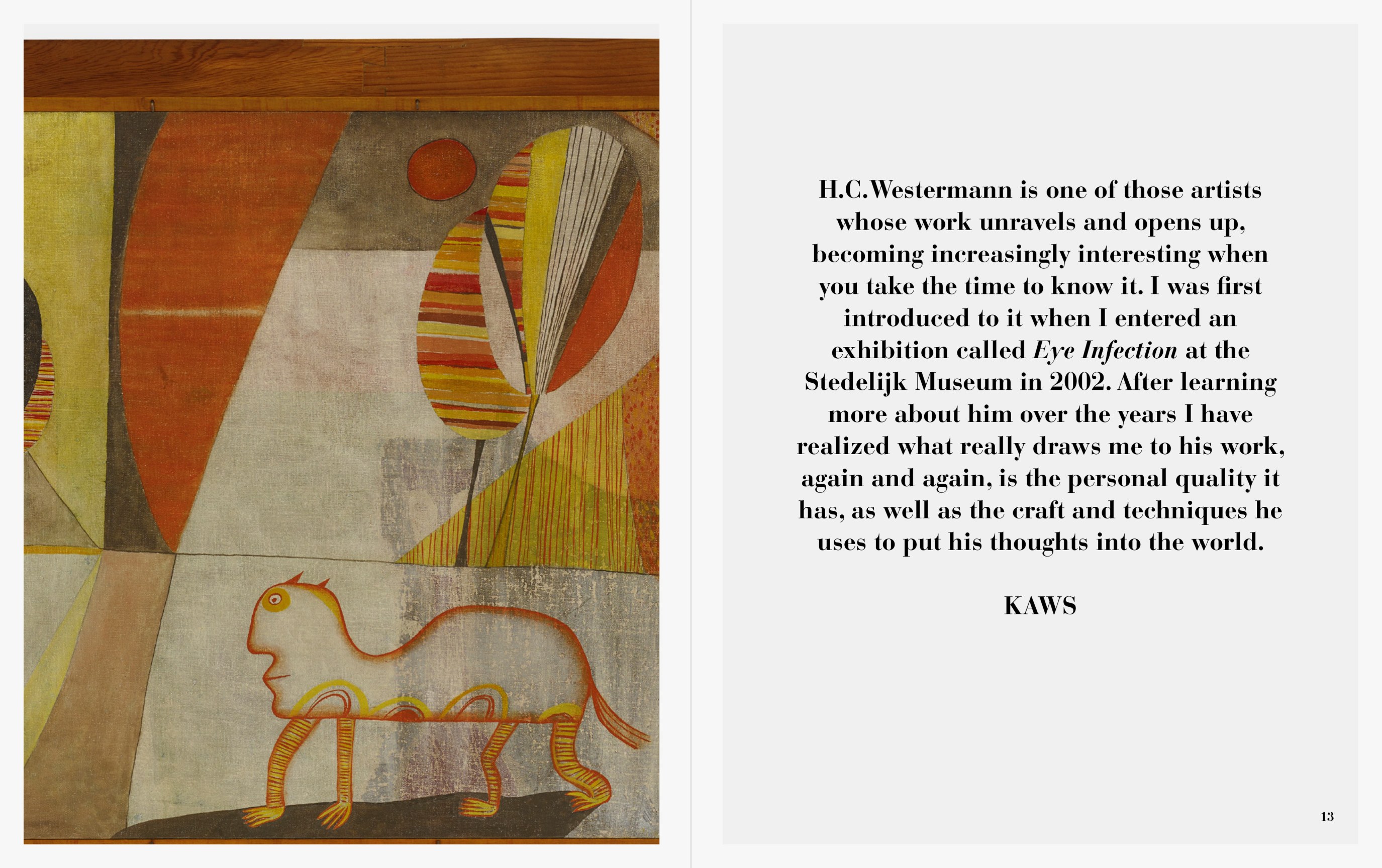 Interior view of of H.C. Westermann, published by Venus Over Manhattan, New York, 2016