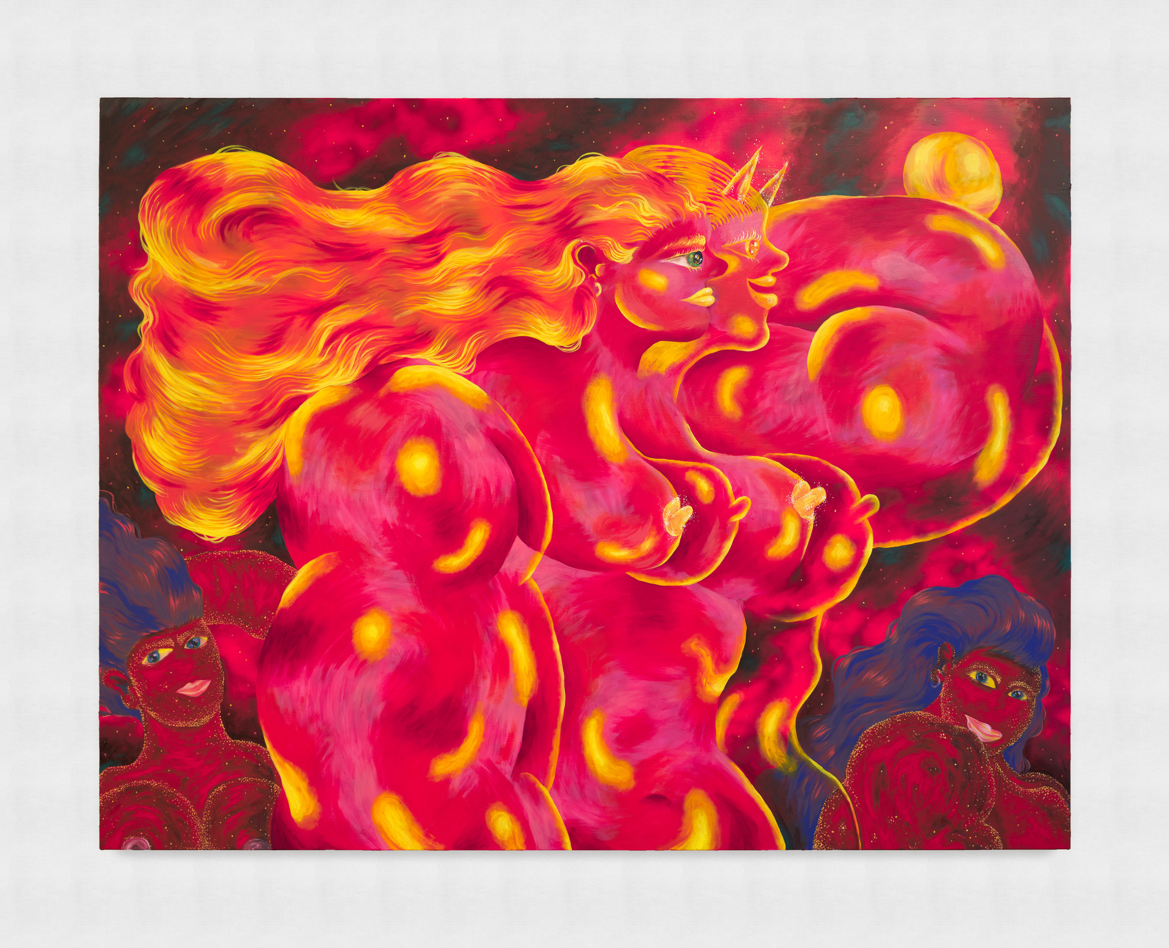 The Three Wise Women, 2023,&nbsp;Oil on canvas,&nbsp;62 x 80 in,&nbsp;157.5 x 203.2 cm