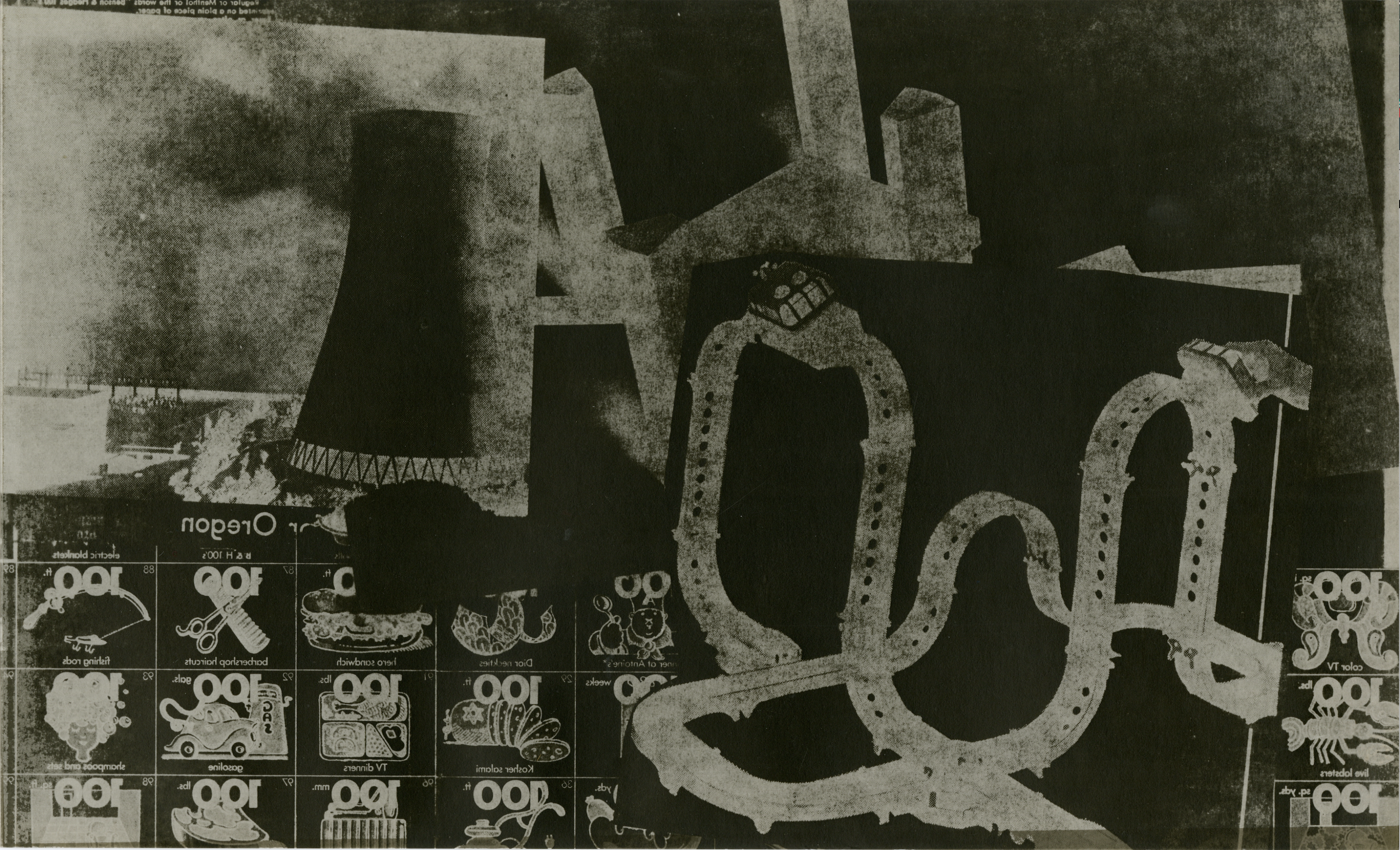 Untitled, 1973, from the series Trivia 2, Verifax matrix print