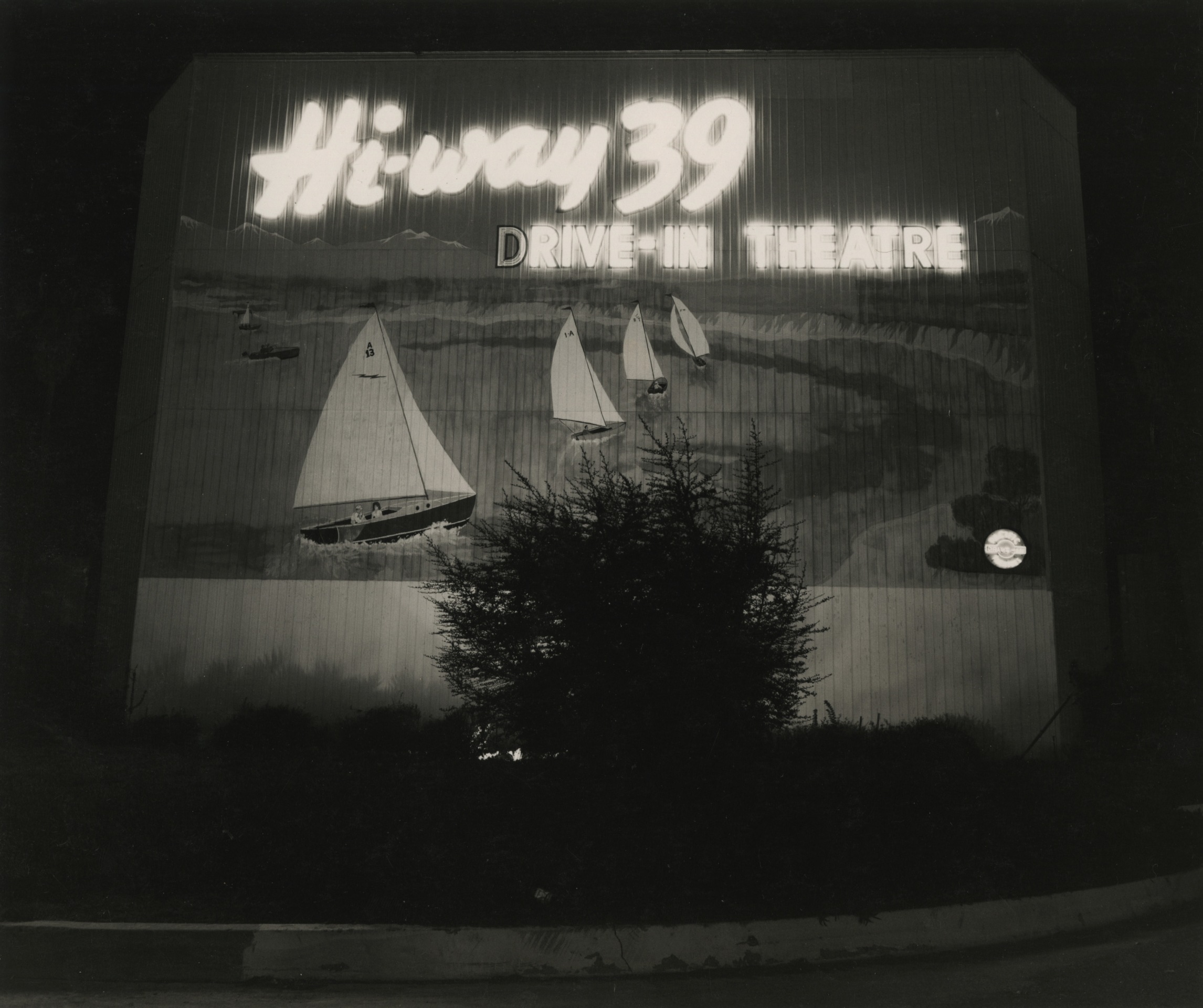 Drive-in Theater, Los Angeles, CA, 1973