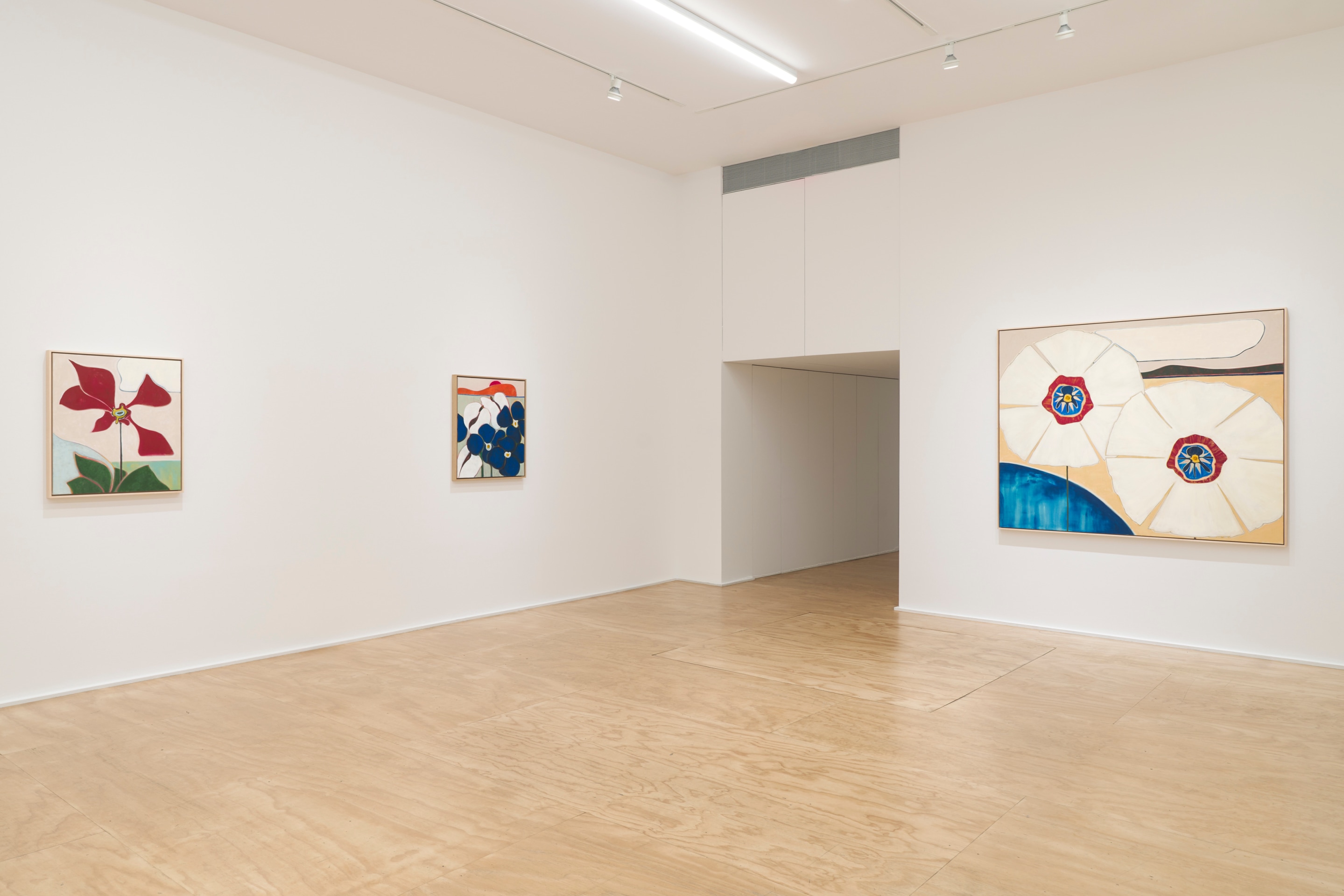 Installation view of Susumu Kamijo: Fish &amp; Flowers, Venus Over Manhattan, New York, 2025