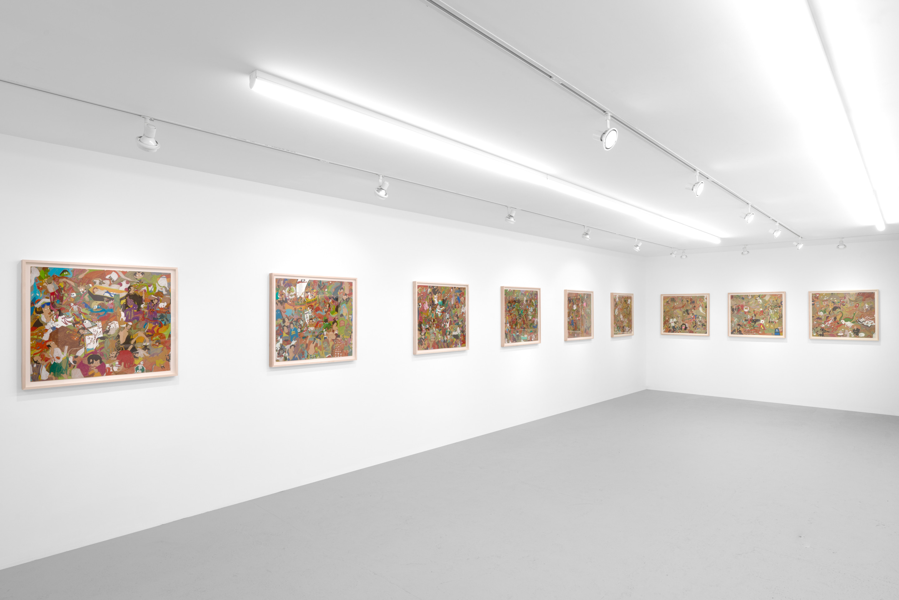 Installation view of Yuichiro Ukai at Venus Over Manhattan, New York, 2023