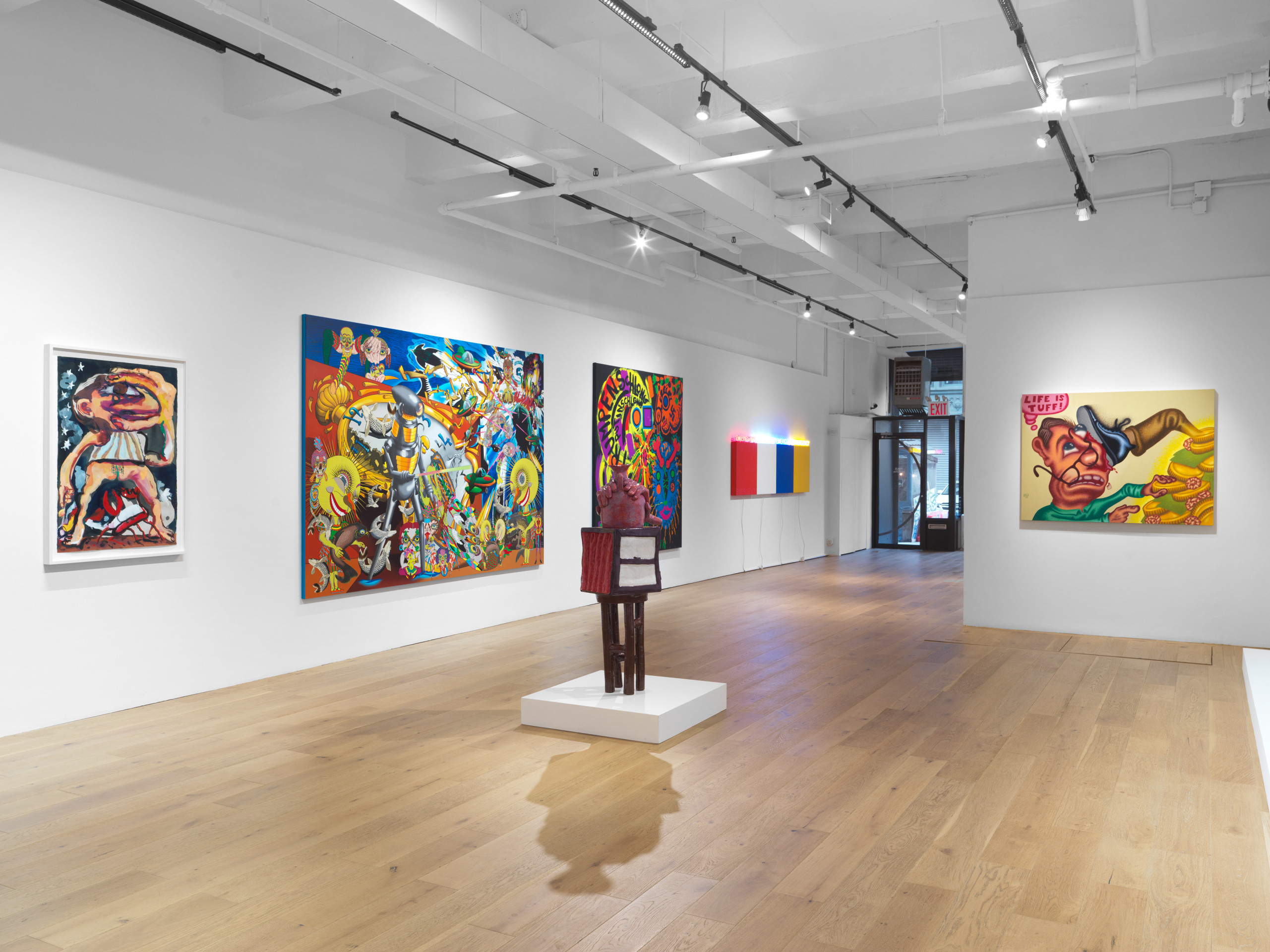 Installation view of &ldquo;Retinal Hysteria,&rdquo; Venus Over Manhattan, New York, 2023.