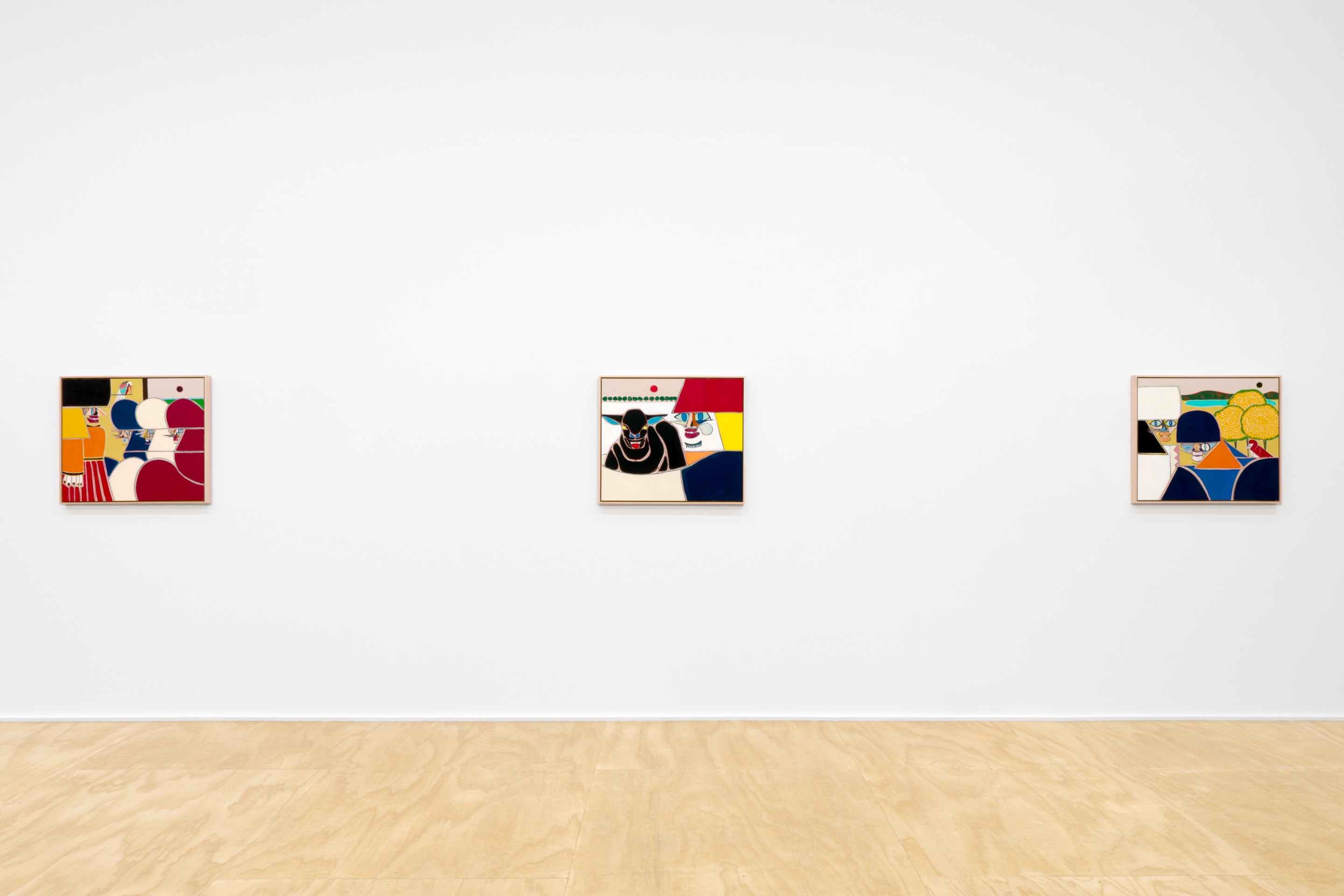 Installation view of Susumu Kamijo, The Motherland, Venus Over Manhattan, New York, 2023