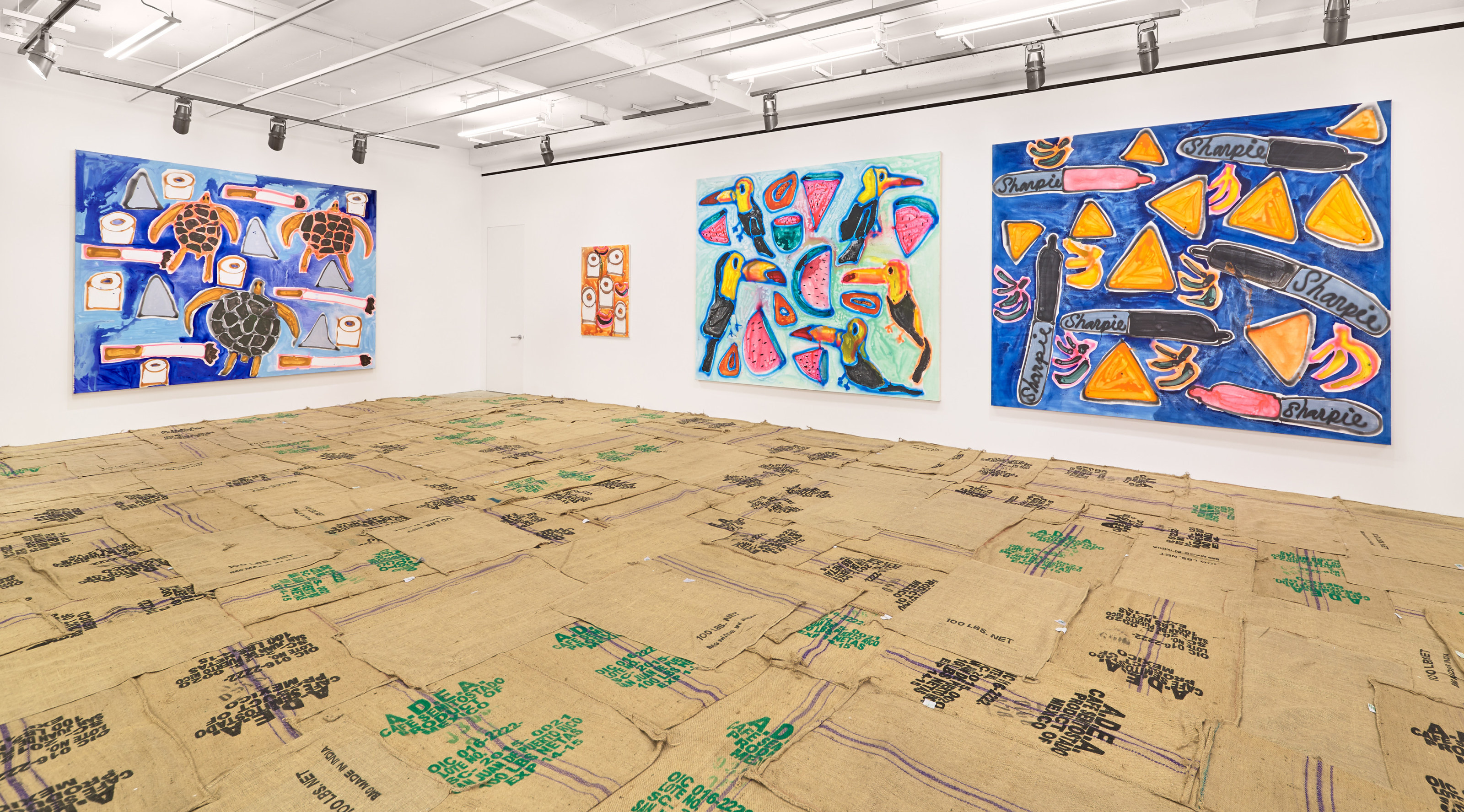 Installation view of Pablo and Efrain, New York, Venus Over Manhattan, 2015