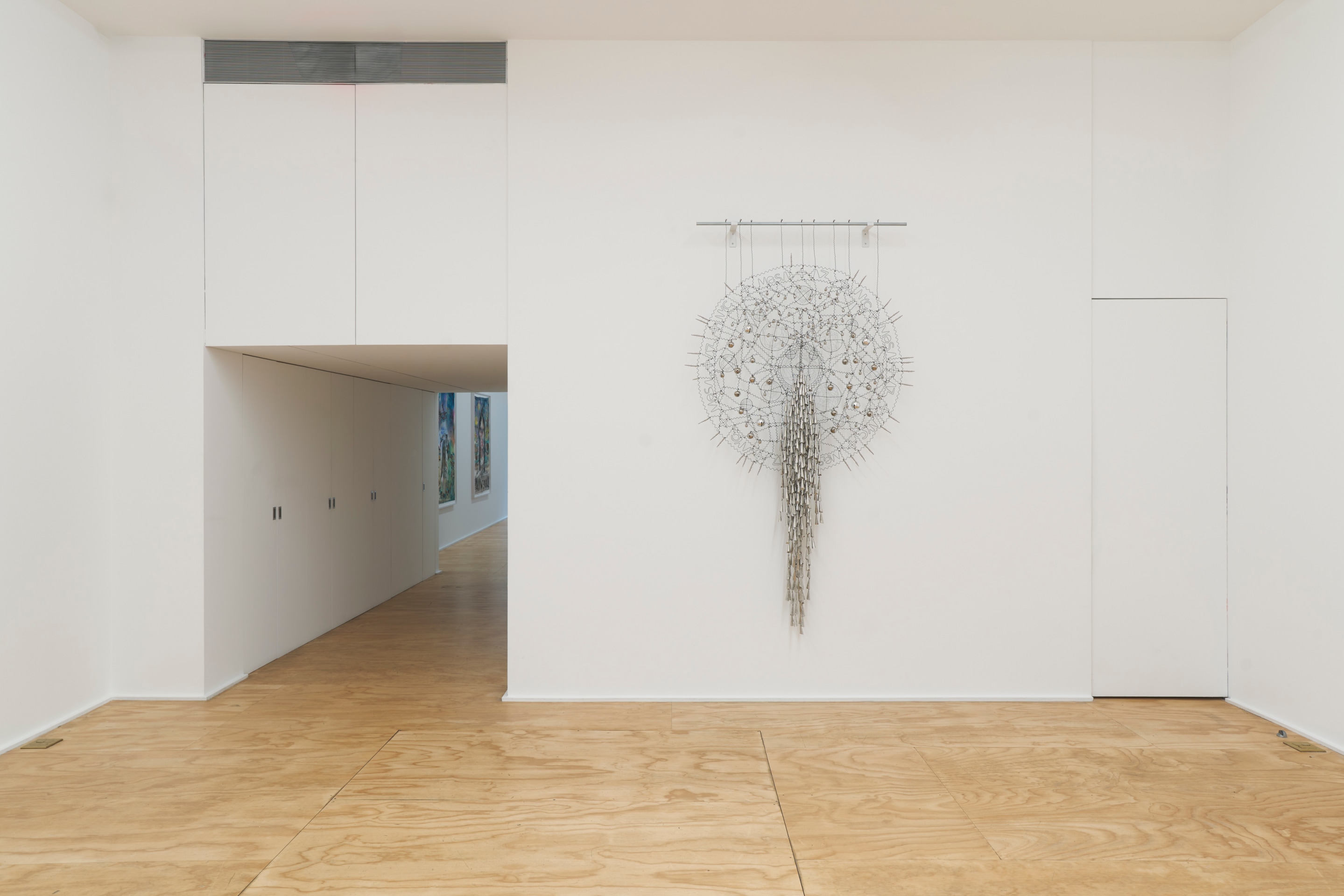 Installation view of Brad Kahlhamer&rsquo;s exhibition &ldquo;Bowery Nation: Birds Are Talking,&rdquo; Venus Over Manhattan, New York, 2025.