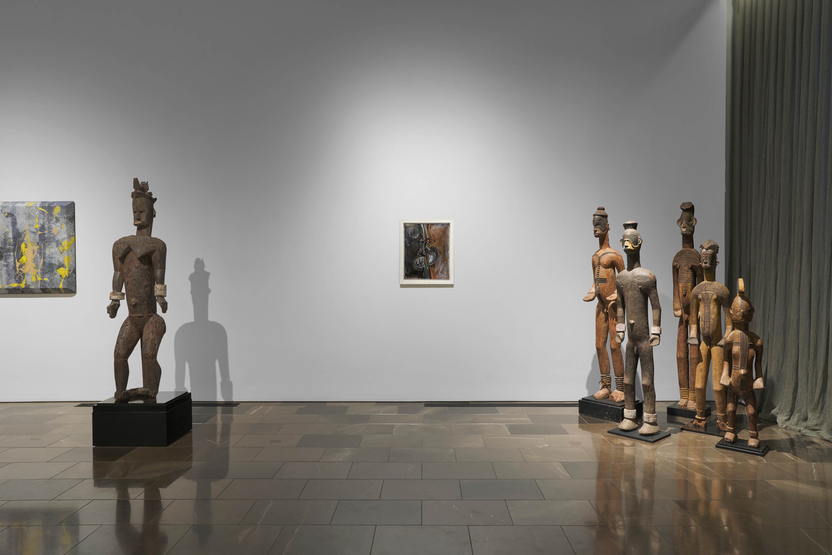 Installation view of the exhibition Urhobo + Abstraction, New York, 2025