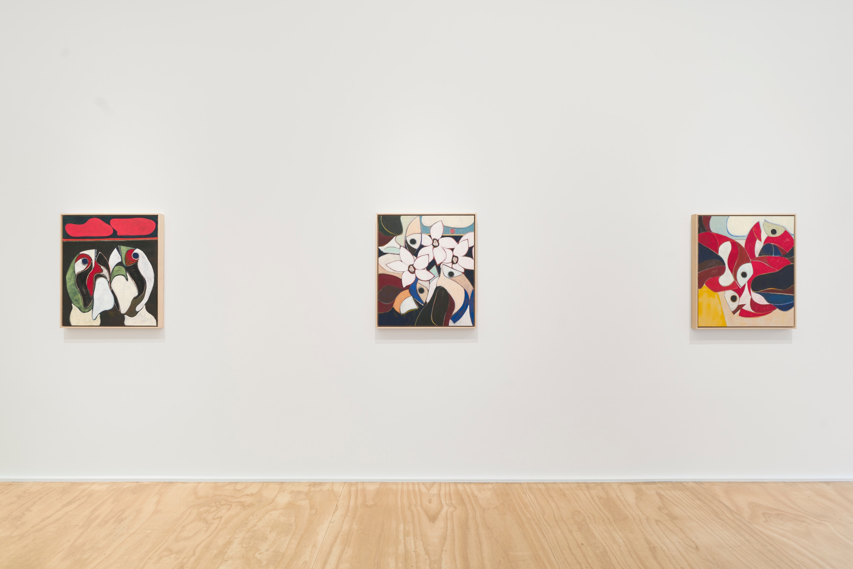 Installation view of Susumu Kamijo: Fish &amp; Flowers, Venus Over Manhattan, New York, 2025