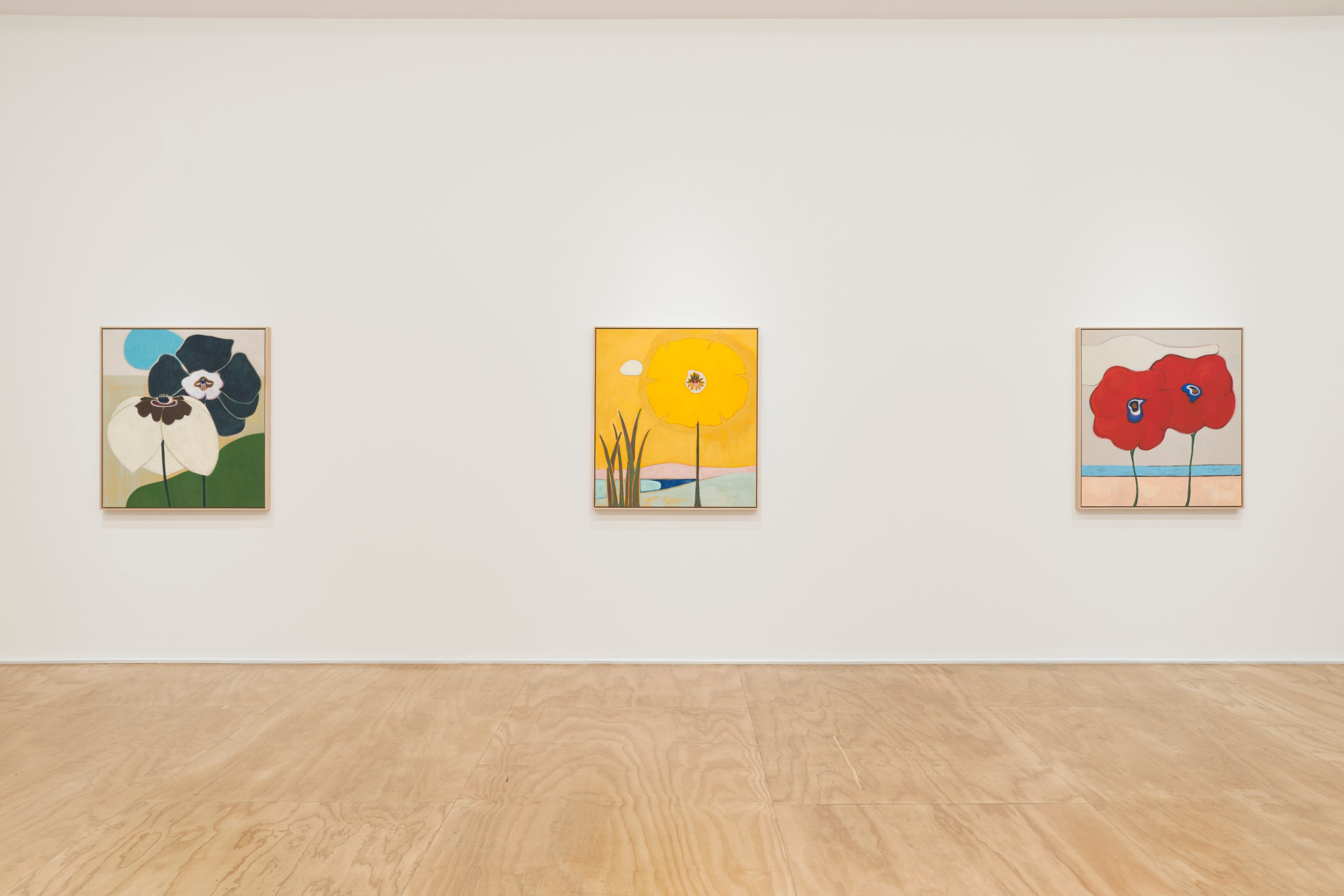 Installation view of Susumu Kamijo: Fish &amp; Flowers, Venus Over Manhattan, New York, 2025