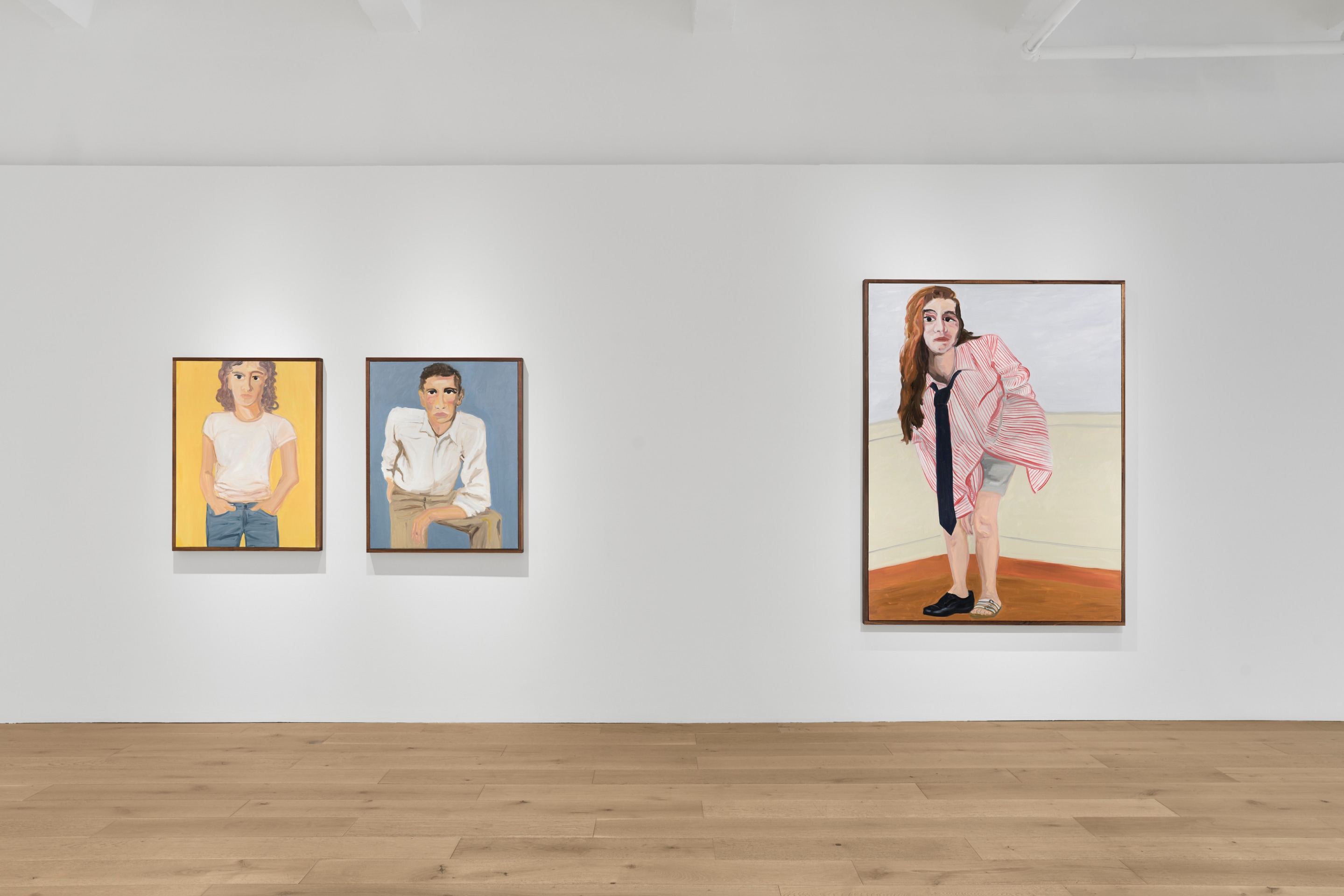 Installation view of &ldquo;Phoebe Derlee: Echoes,&rdquo; Venus Over Manhattan, New York, 2024.