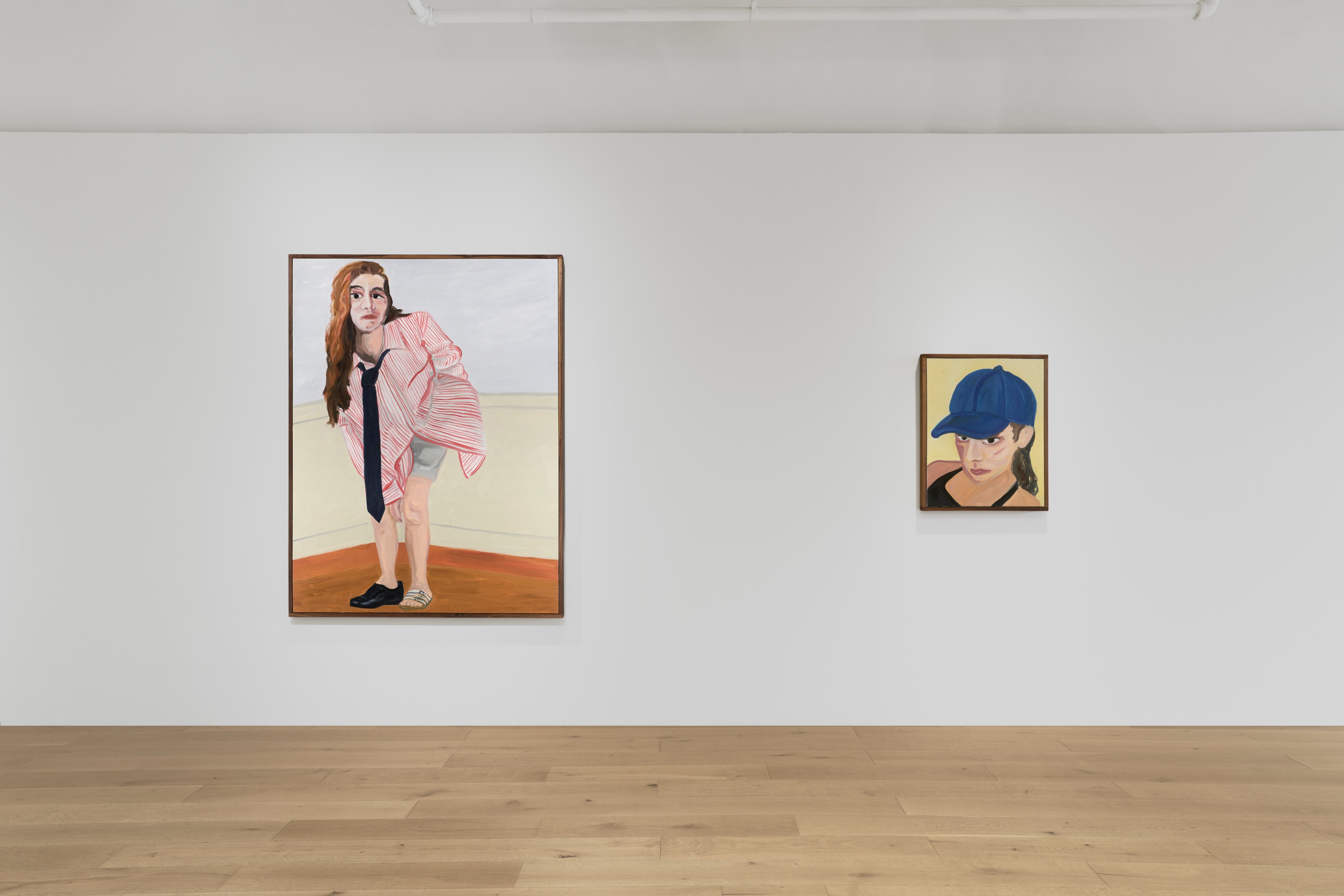 Installation view of &ldquo;Phoebe Derlee: Echoes,&rdquo; Venus Over Manhattan, New York, 2024.