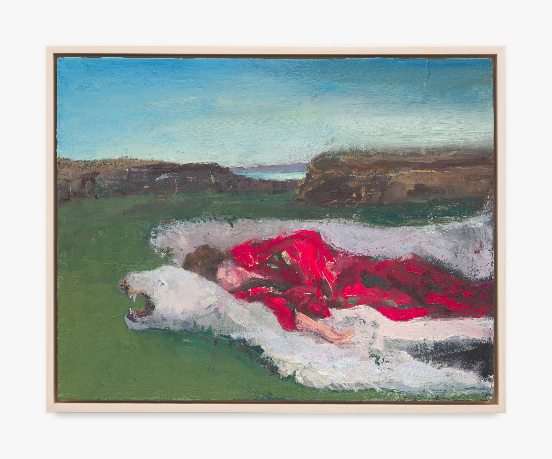 Painting by Seth Becker titled Evelyn's Dream from 2023