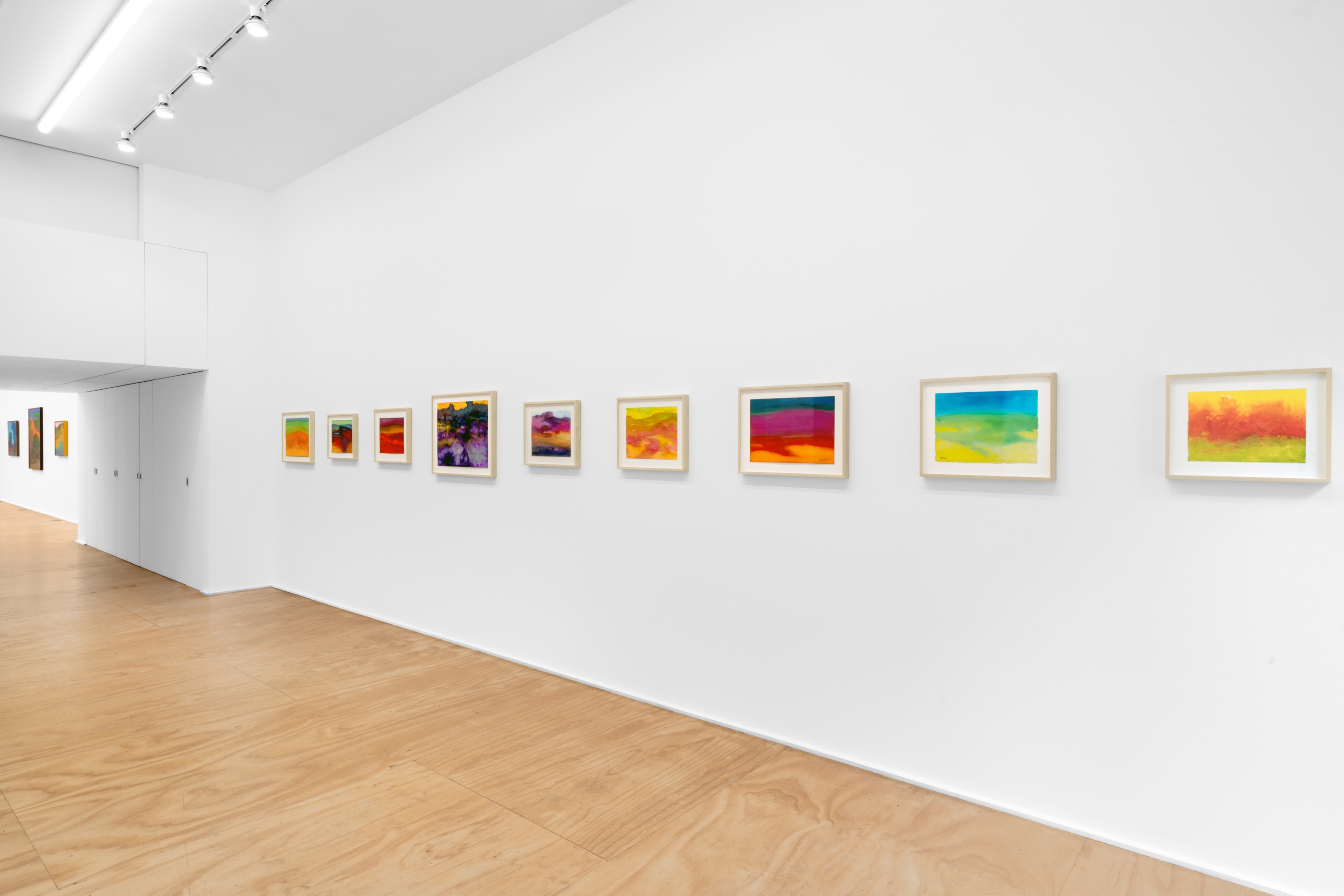 Installation view of &quot;Richard Mayhew: Natural Order,&quot; Venus Over Manhattan, New York, 2023