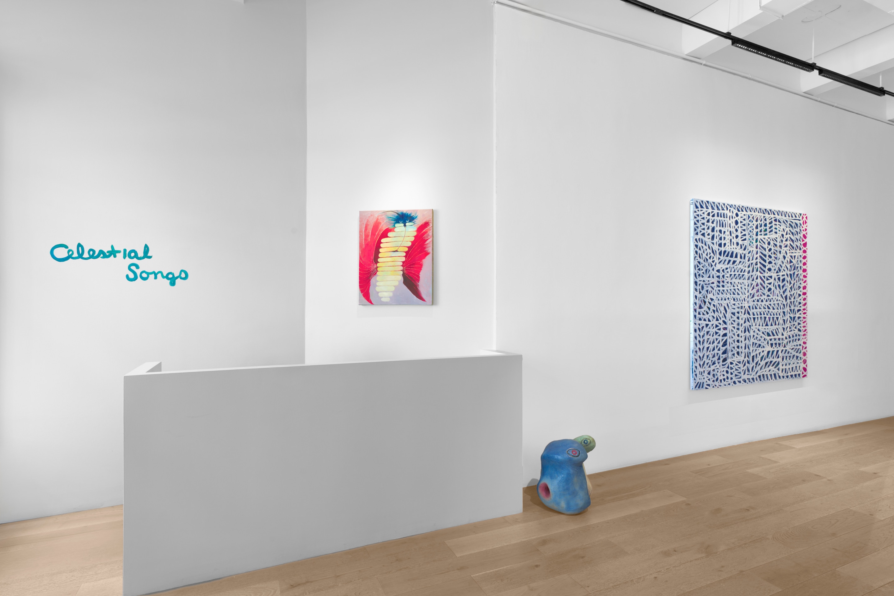 Installation view of &ldquo;Celestial Songs,&rdquo; curated by Adrianne Rubenstein, Venus Over Manhattan, New York, 2024.