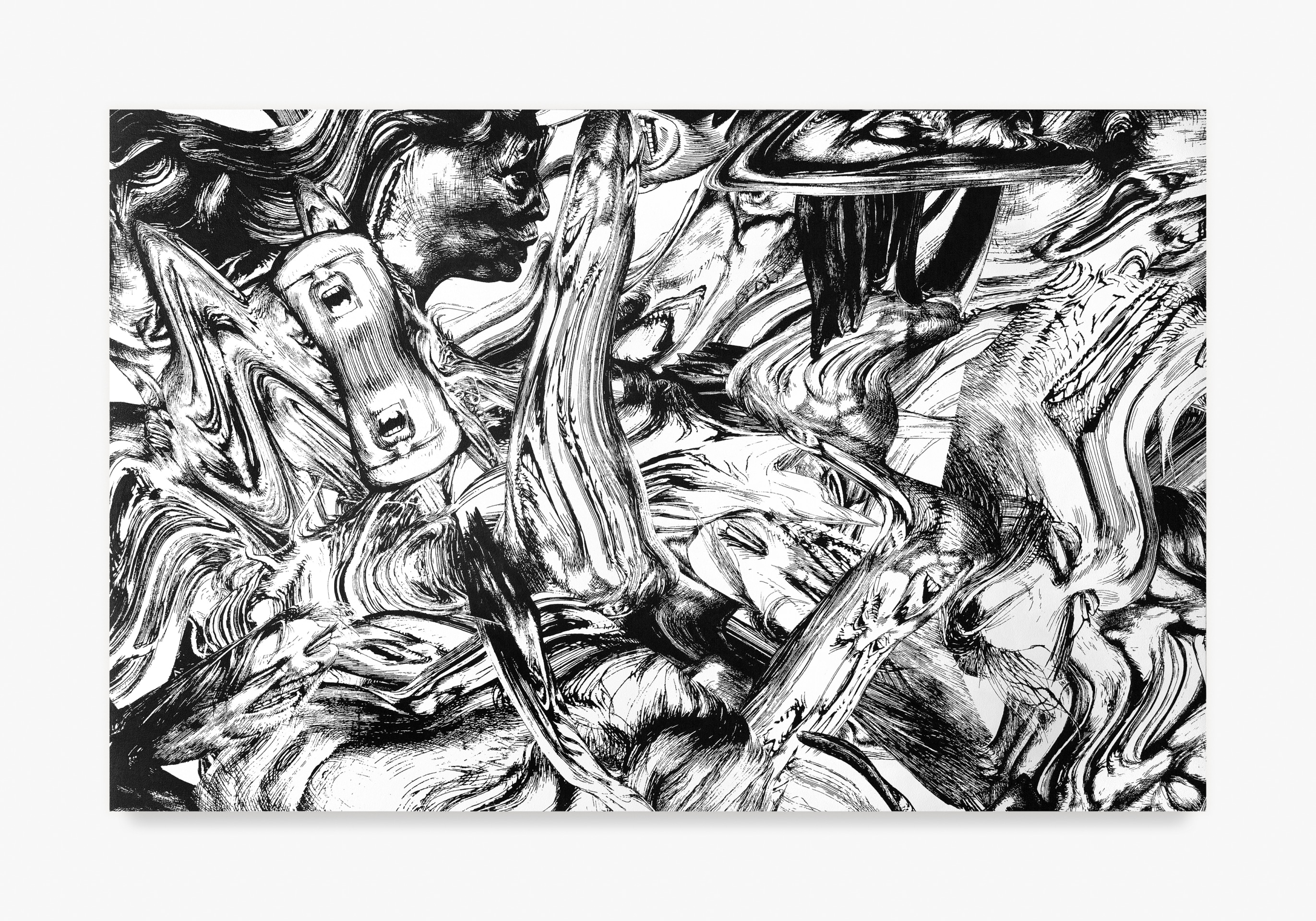 Jim Shaw, Large Trump Chaos II, 2017 Courtesy the artist and Gagosian Gallery.