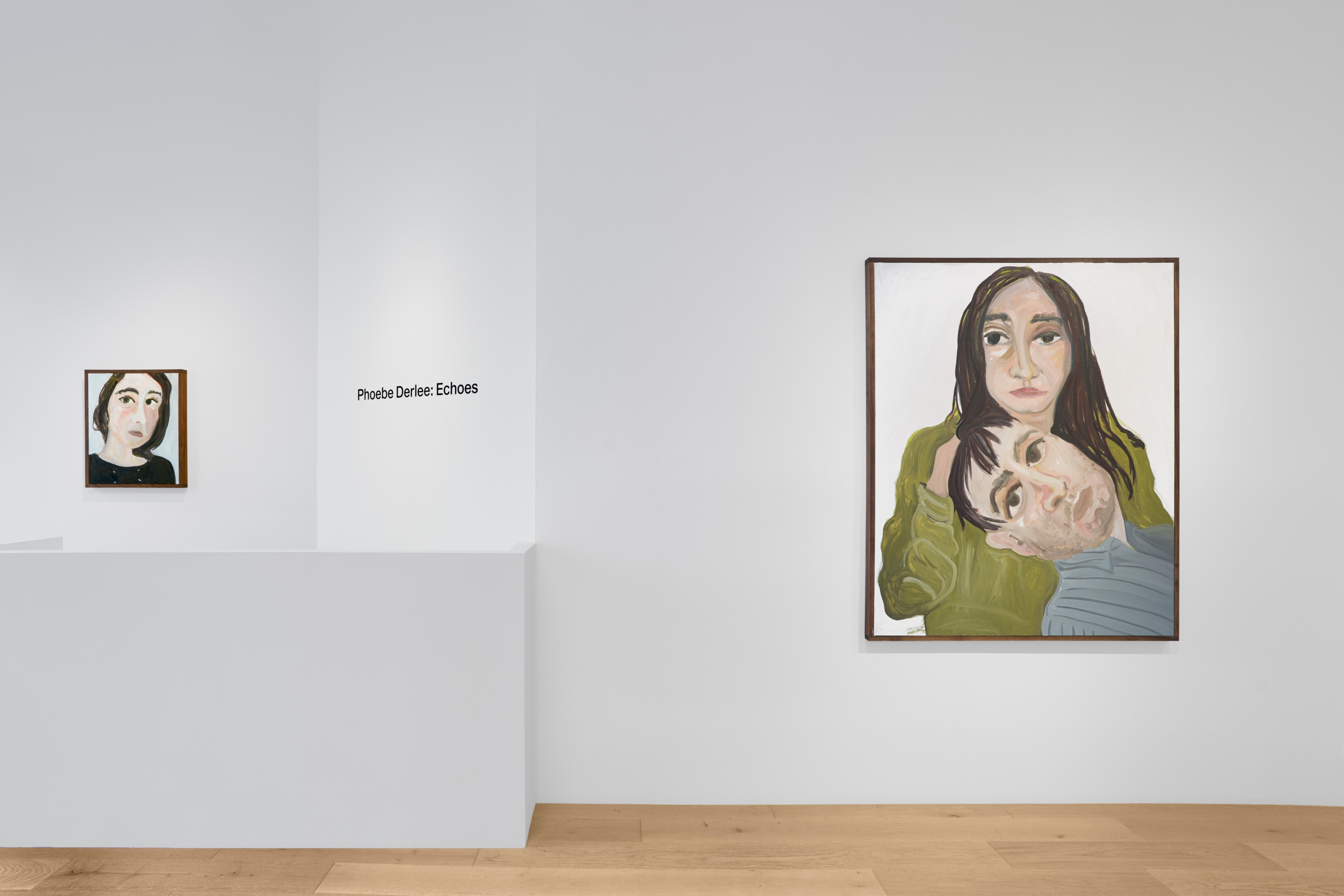 Installation view of &ldquo;Phoebe Derlee: Echoes,&rdquo; Venus Over Manhattan, New York, 2024.