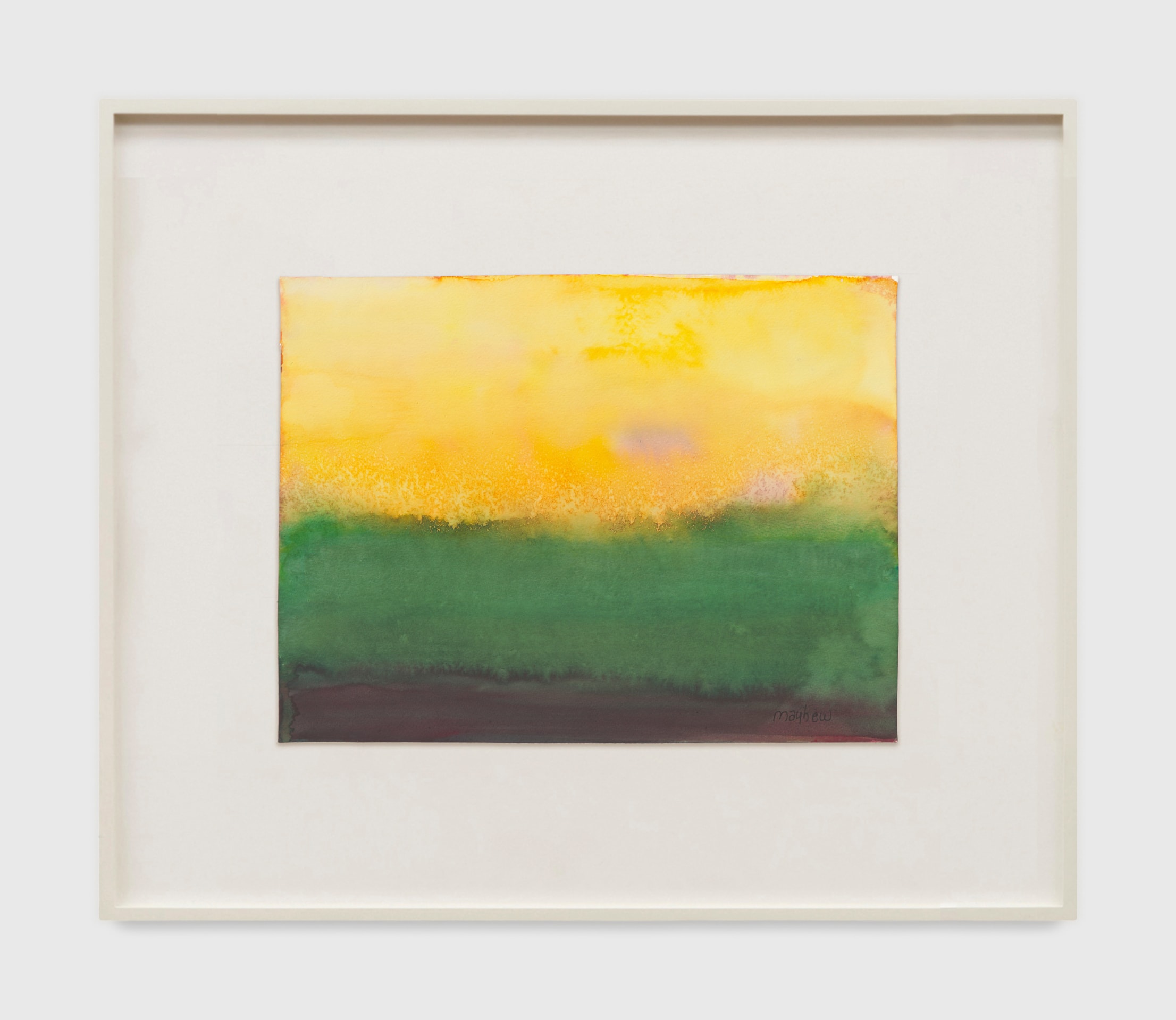 Untitled work on paper by Richard Mayhew