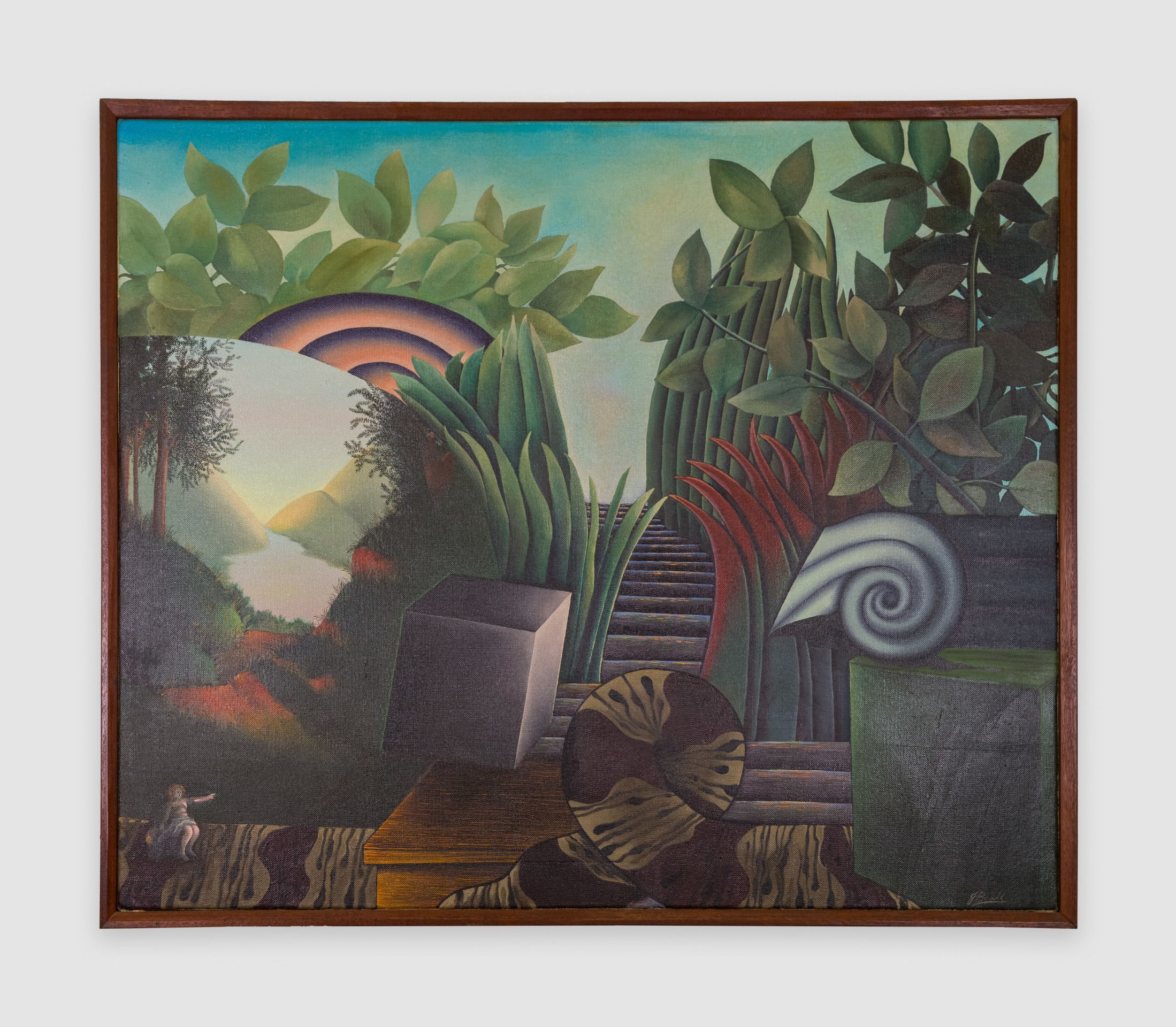 Painting by Joanna Beall Westermann titled Old Virginie from 1965 to 1967