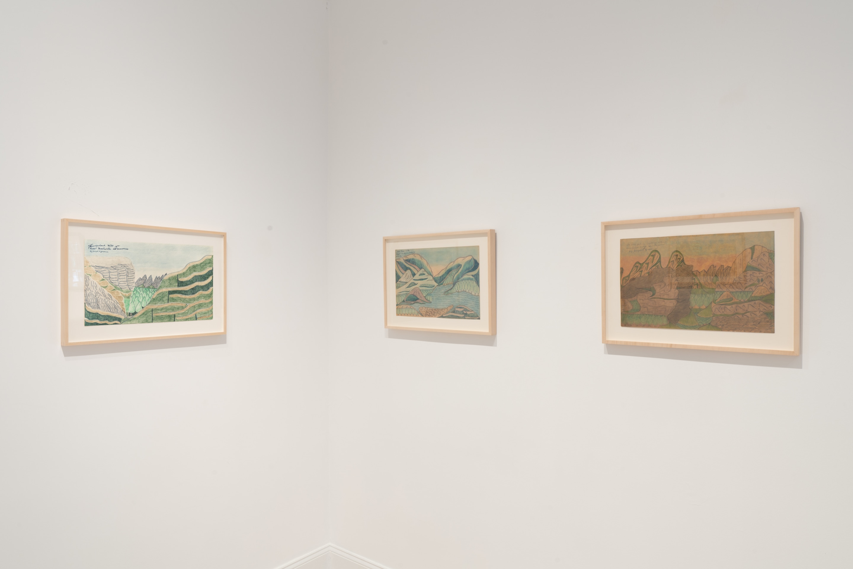 Installation view of Joseph Elmer Yoakum at Venus Over Manhattan, New York, 2021