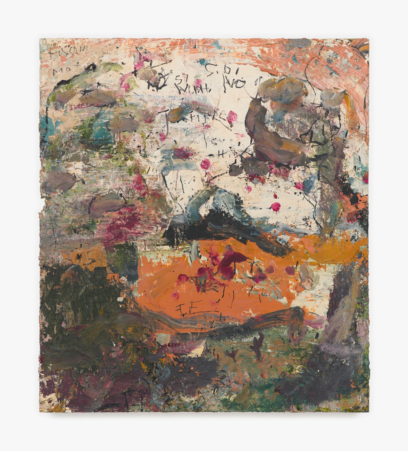 Brad Kahlhamer, &quot;Tucson Motel 57 MPH,&quot; 1994-1996. Oil on canvas; 50 x 44 in (127 x 111.8 cm)