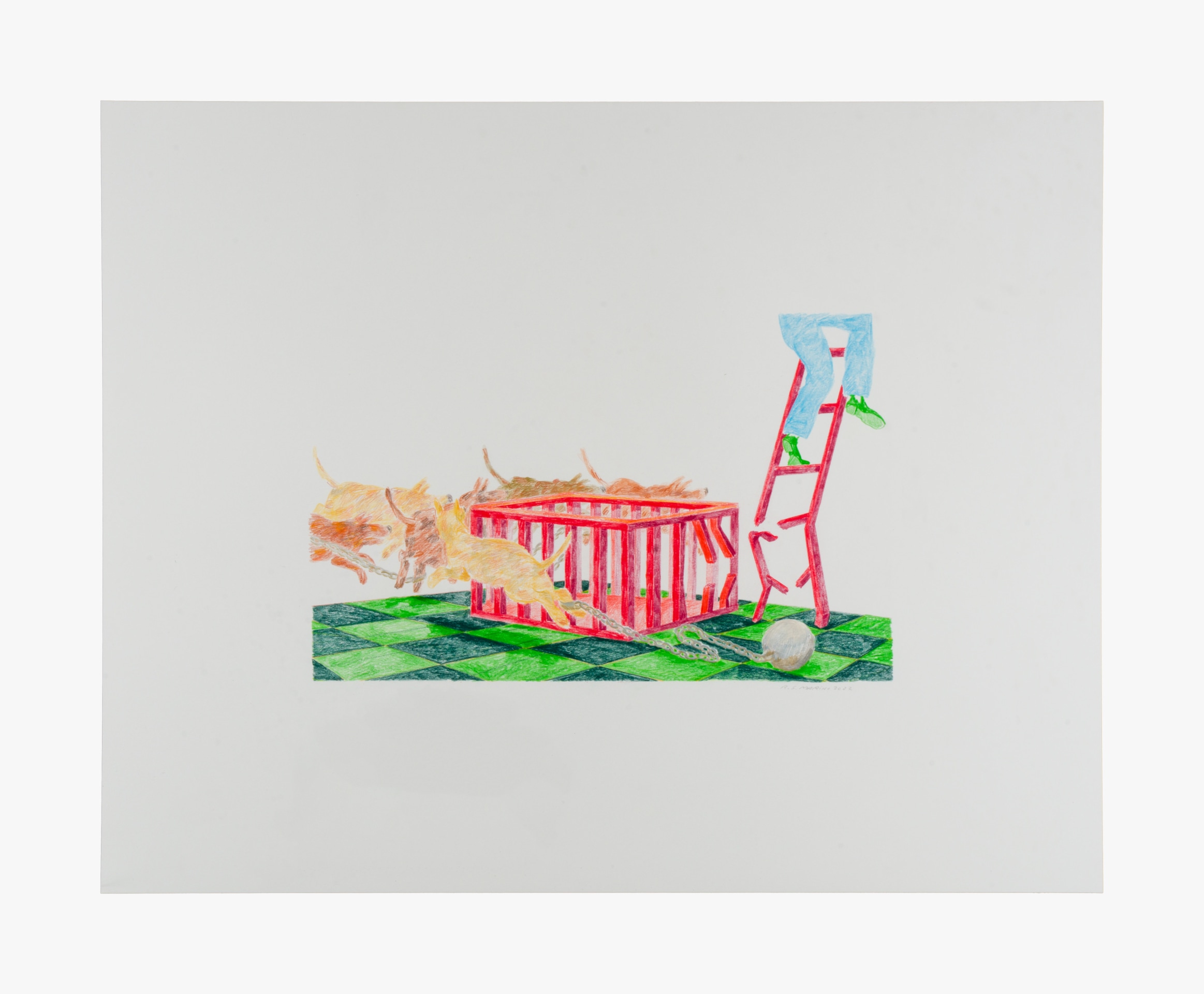 Rachel Simon Marino,&nbsp;Movin' on Up?, 2022