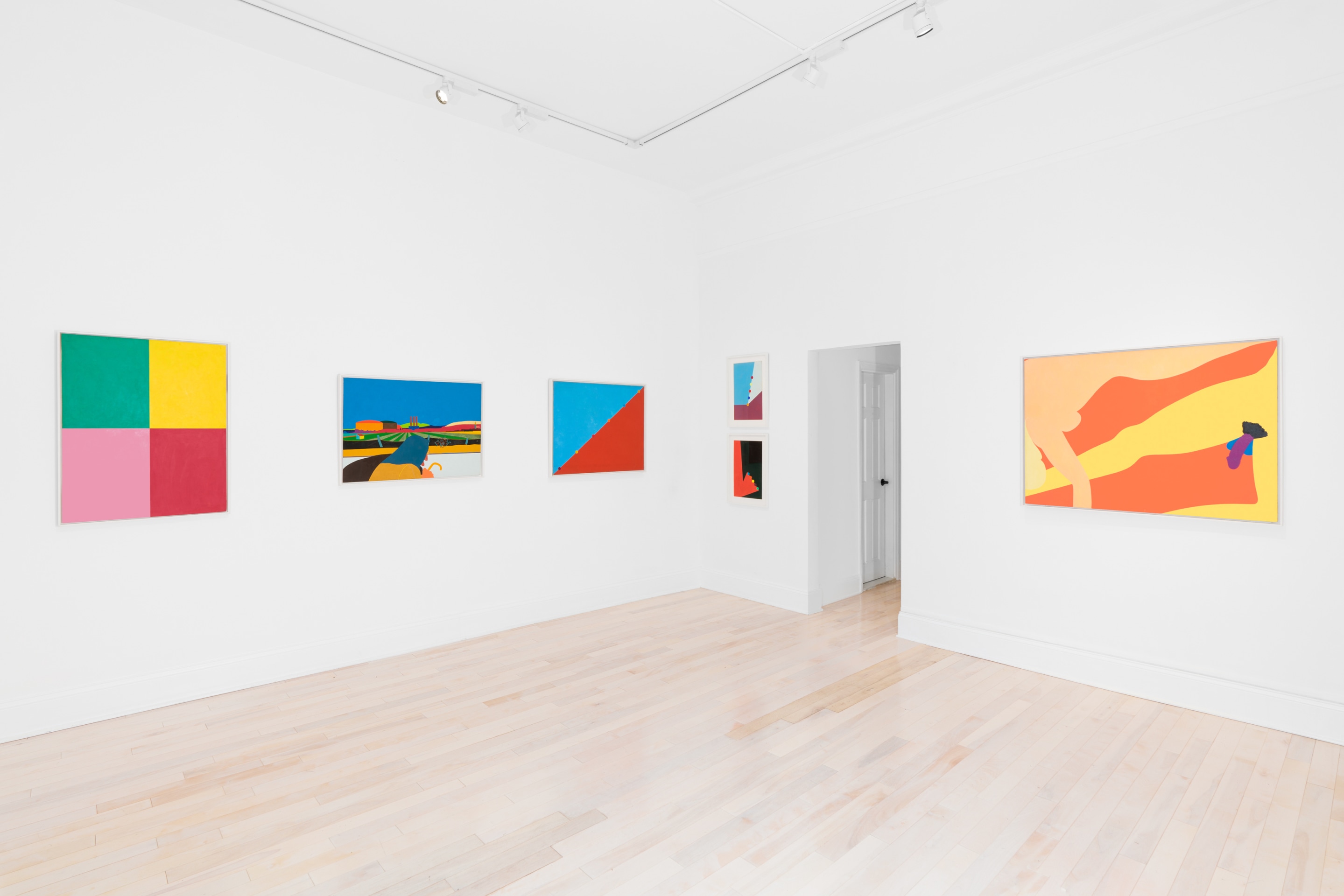 Installation view of Emanuel Proweller Surface Sensible at Venus Over Manhattan New York