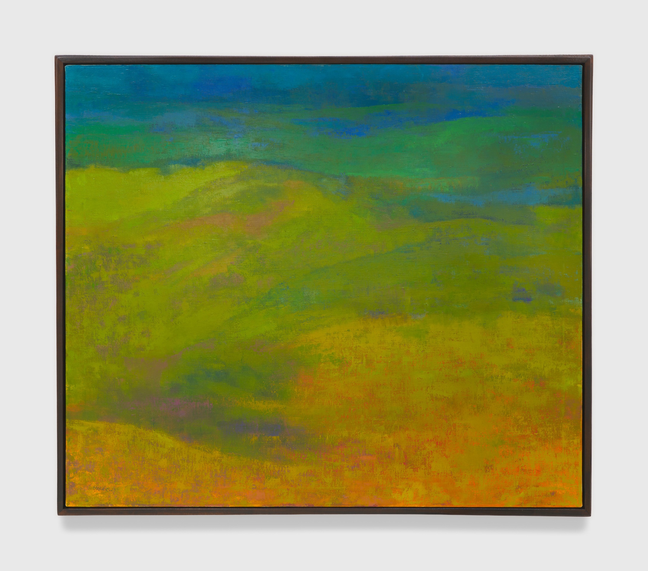 Painting by Richard Mayhew titled Foot Hills from 1969