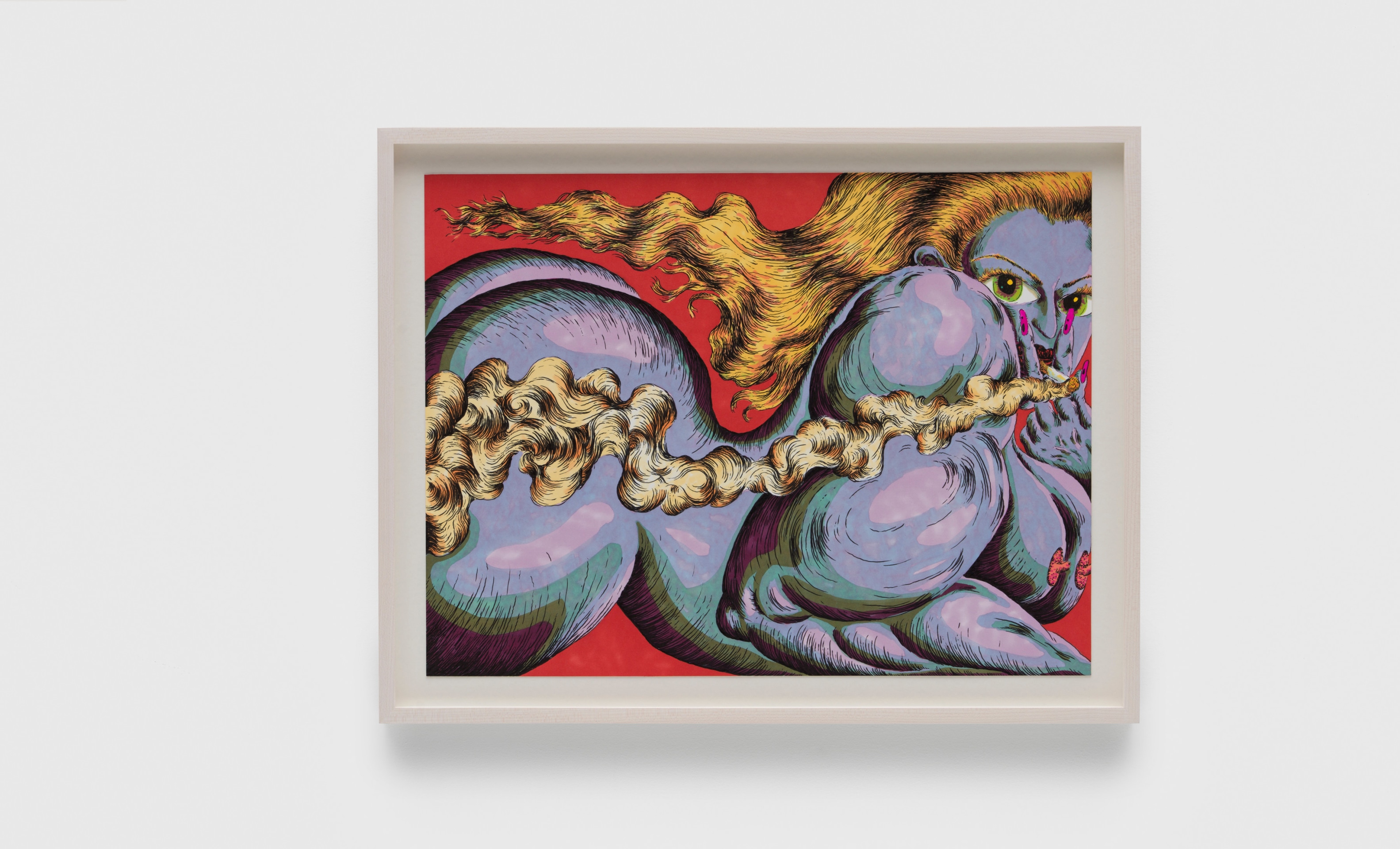 Work on paper by Ana Benaroya titled The Fire Calls from 2024