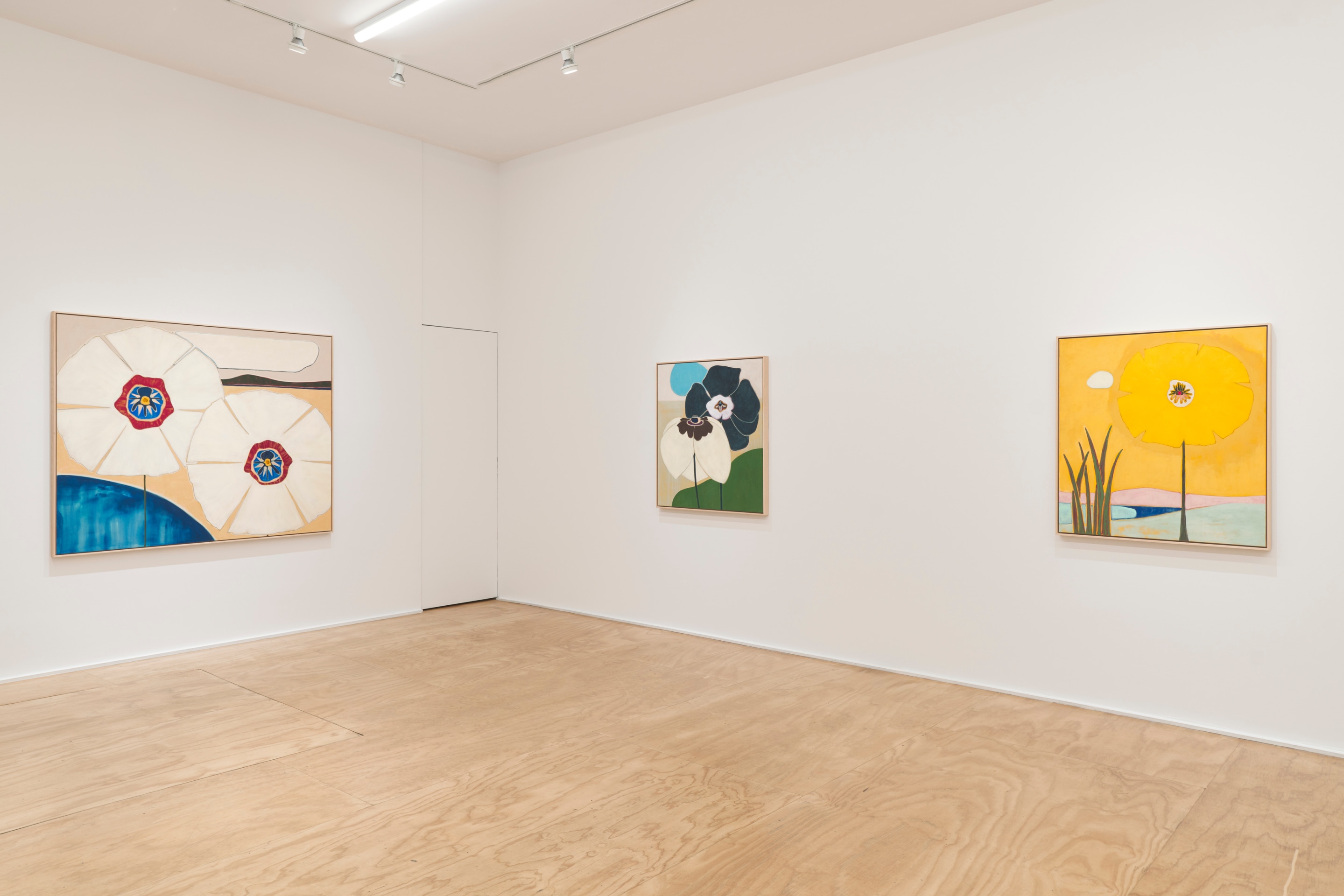 Installation view of Susumu Kamijo: Fish &amp; Flowers, Venus Over Manhattan, New York, 2025