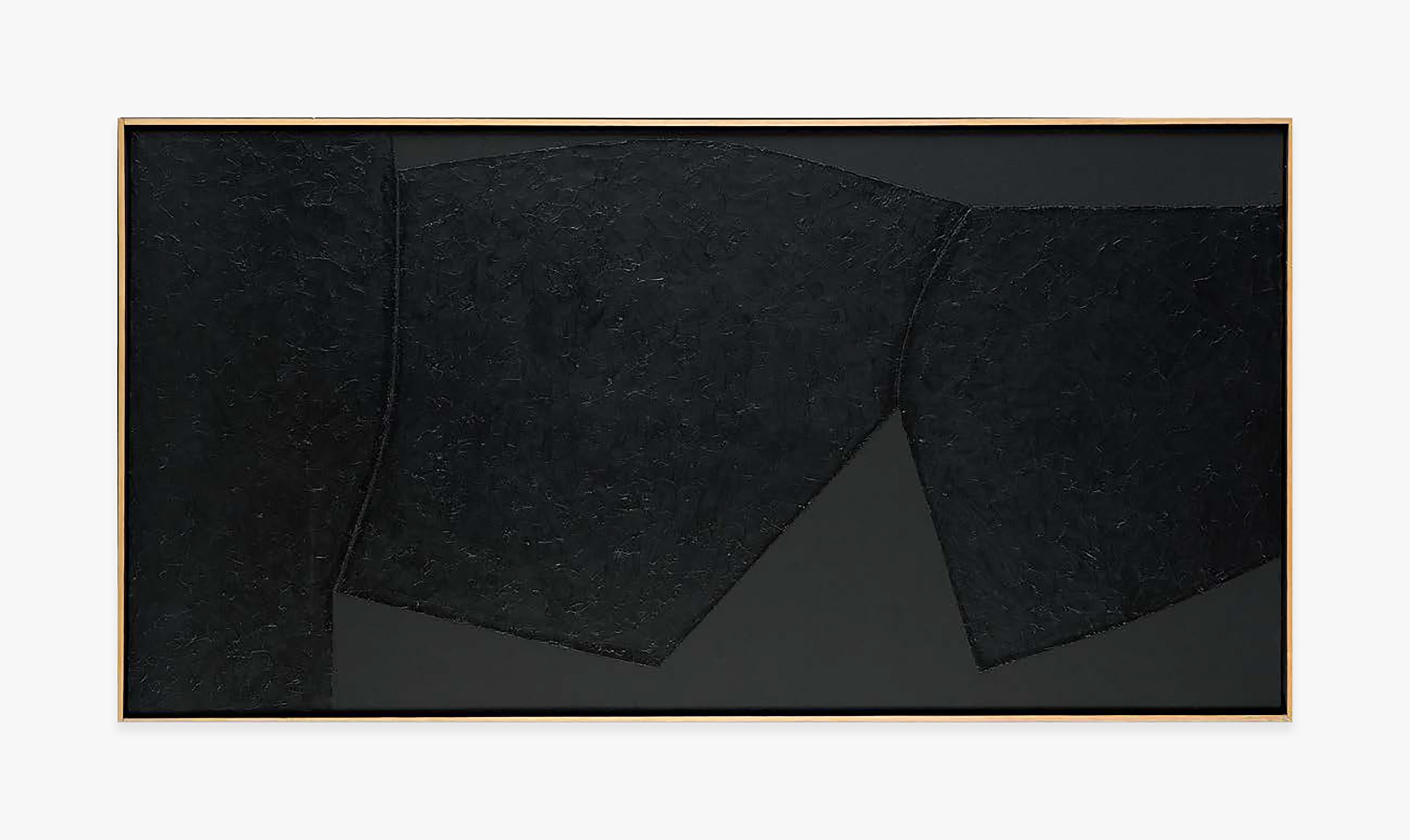 Alberto Burri Nero Cellotex, 1986-1987