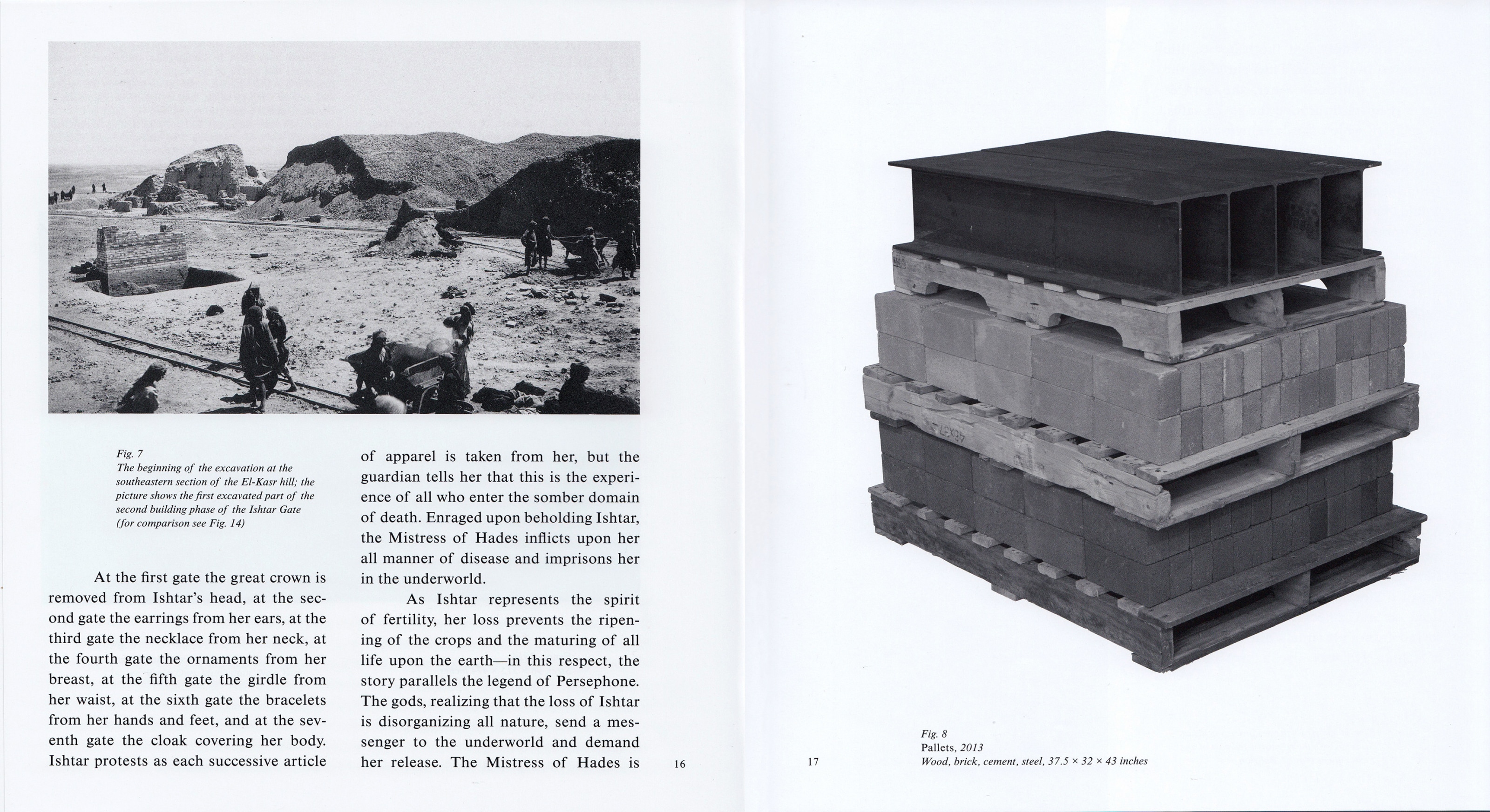 Interior view of Charles Harlan: ISHTAR, published by Karma, New York, 2014