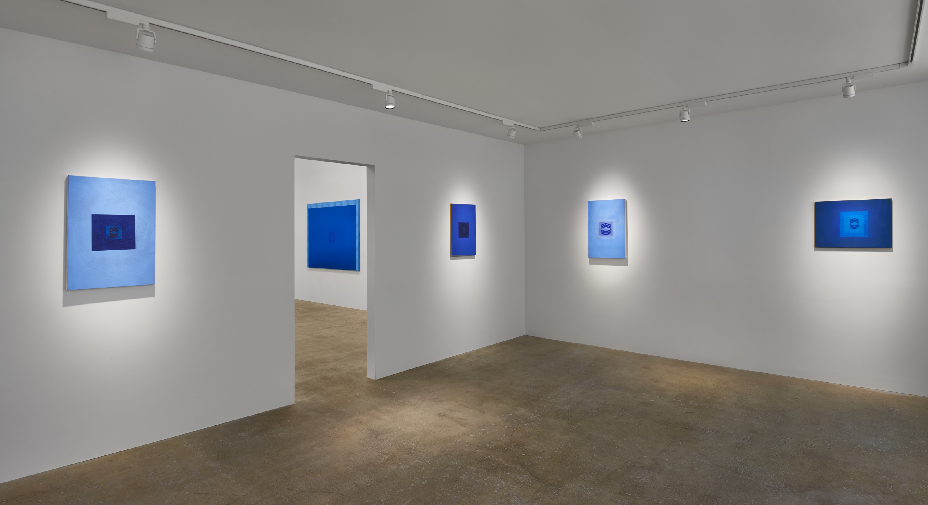 Installation view of My B.S.A. 350CC Gold Star &amp; Blues for Aub (get it?), New York, Venus Over Manhattan, 2016